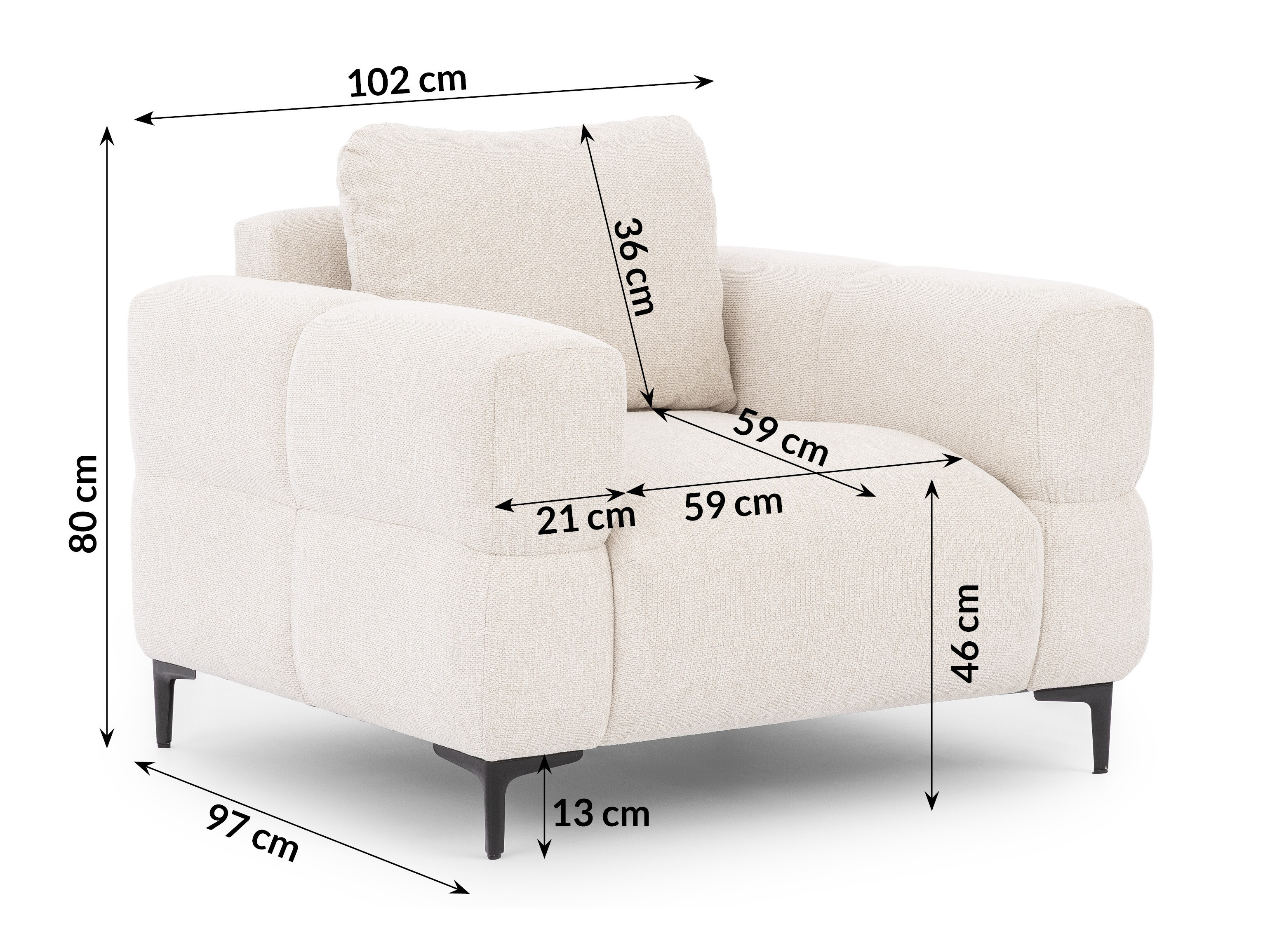 Fotel Rocklin 136 (Aragon 01)