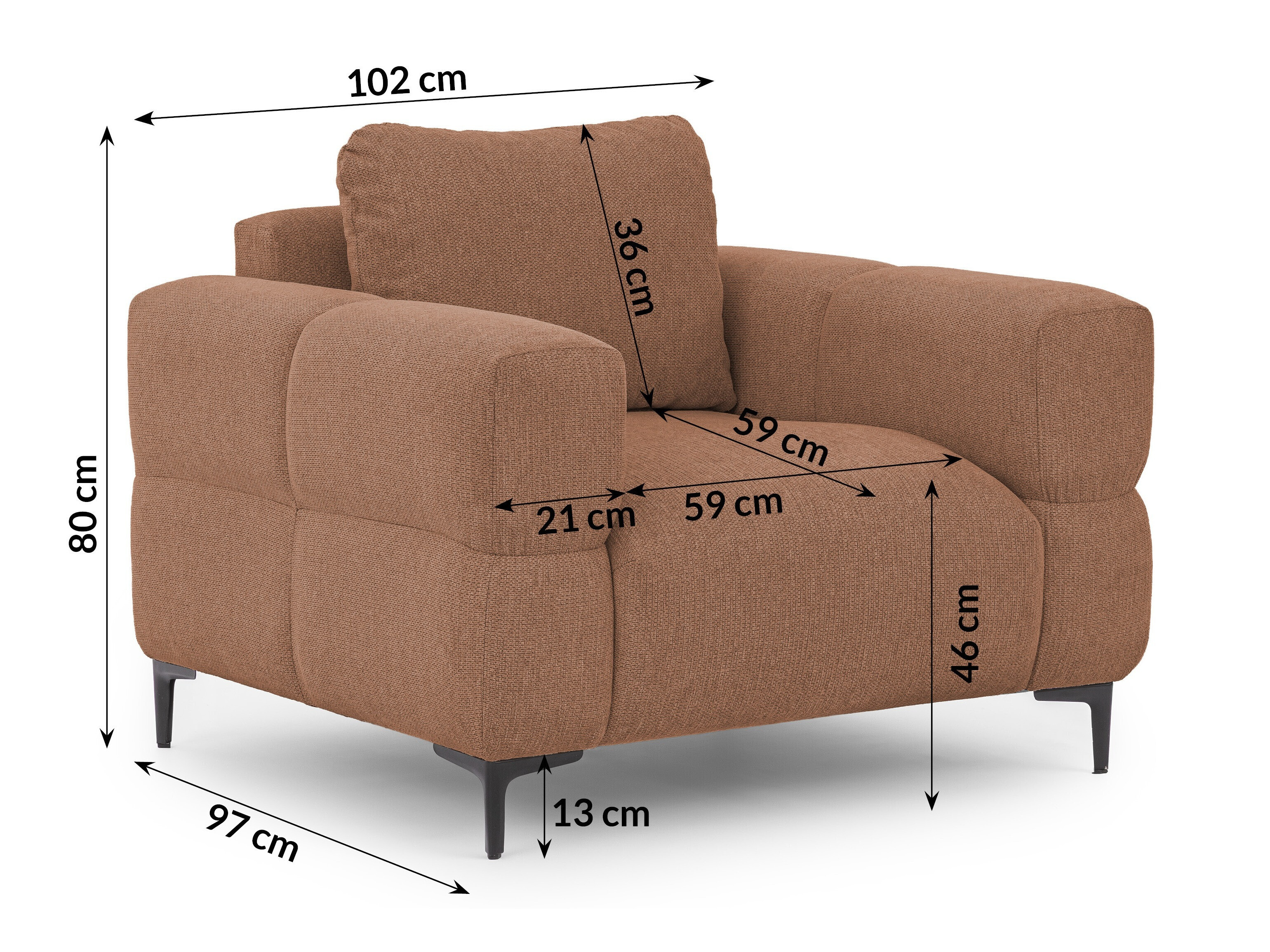 Fotel Rocklin 136 (Aragon 59)