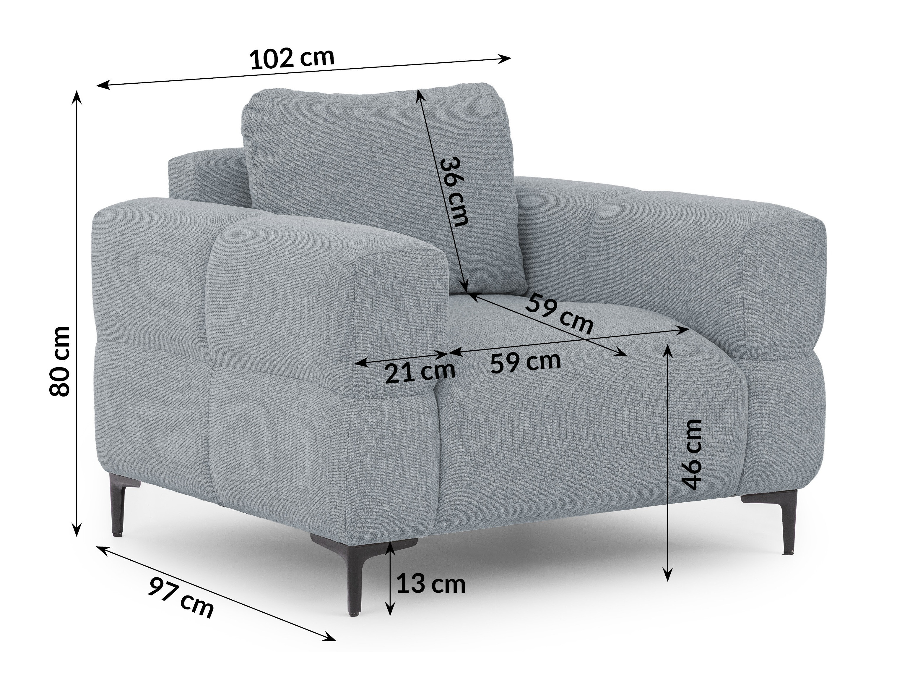 Fotel Rocklin 136 (Aragon 90)