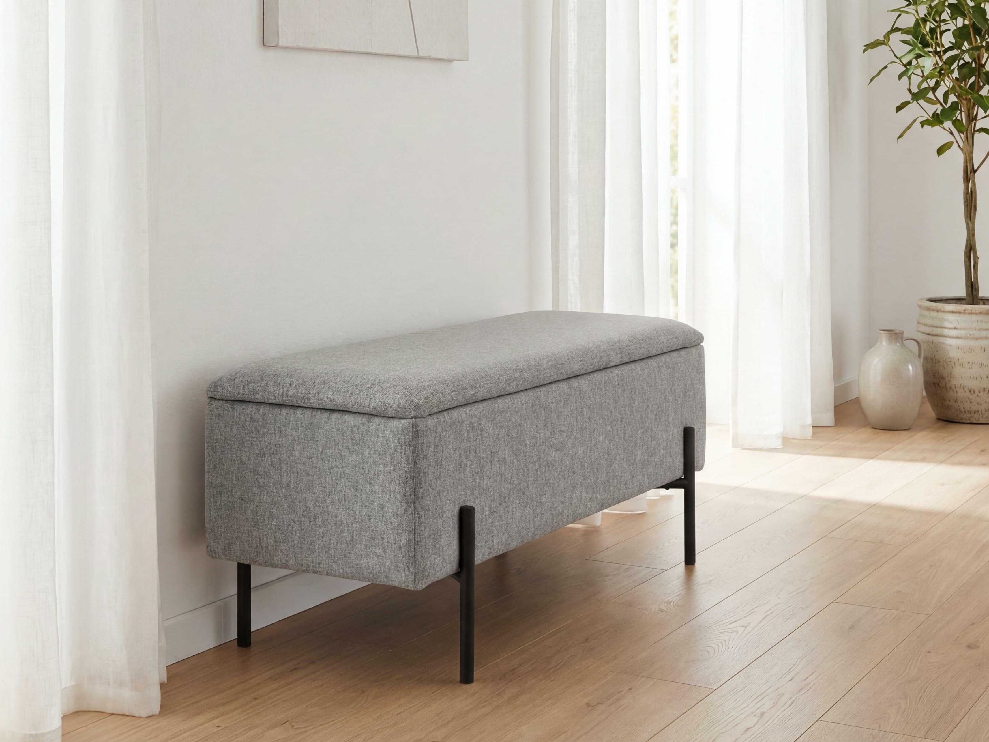 Kárpitozott pad Brea 138 (Világosszürke)