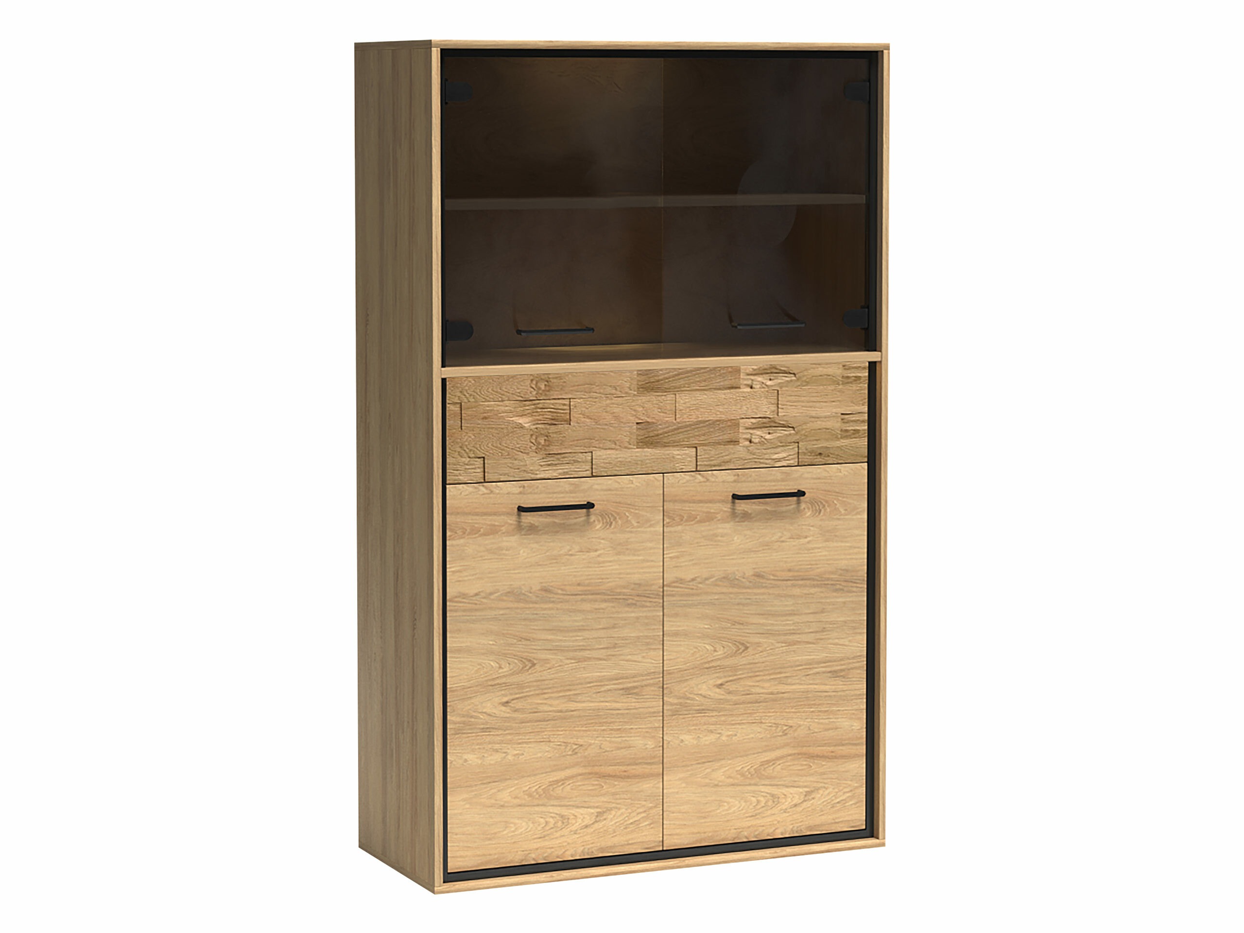 Könyvespolc Etrmoni 102 (Világos fa + Tölgy)