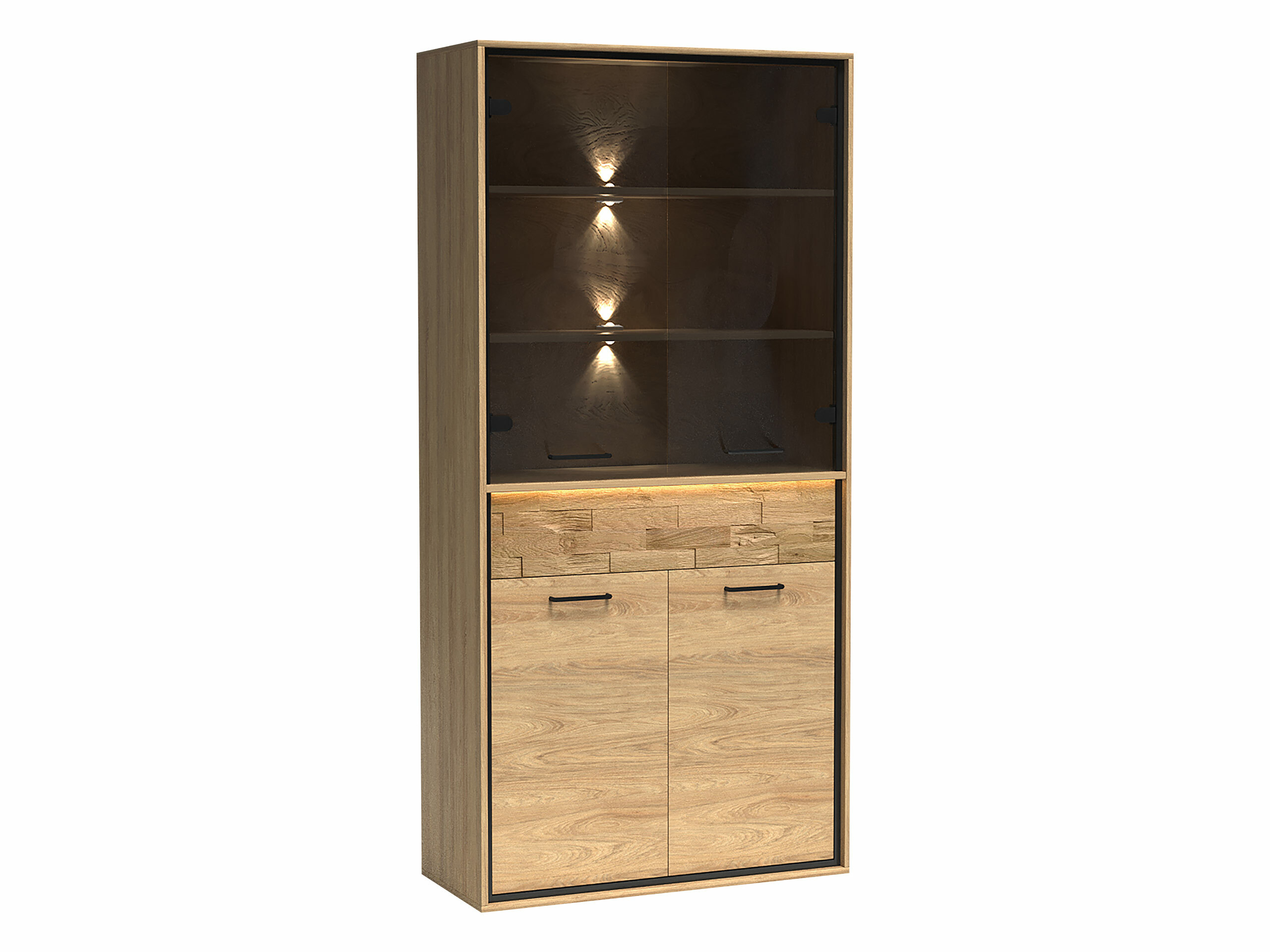 Könyvespolc Etrmoni 102 (Világos fa + Tölgy)