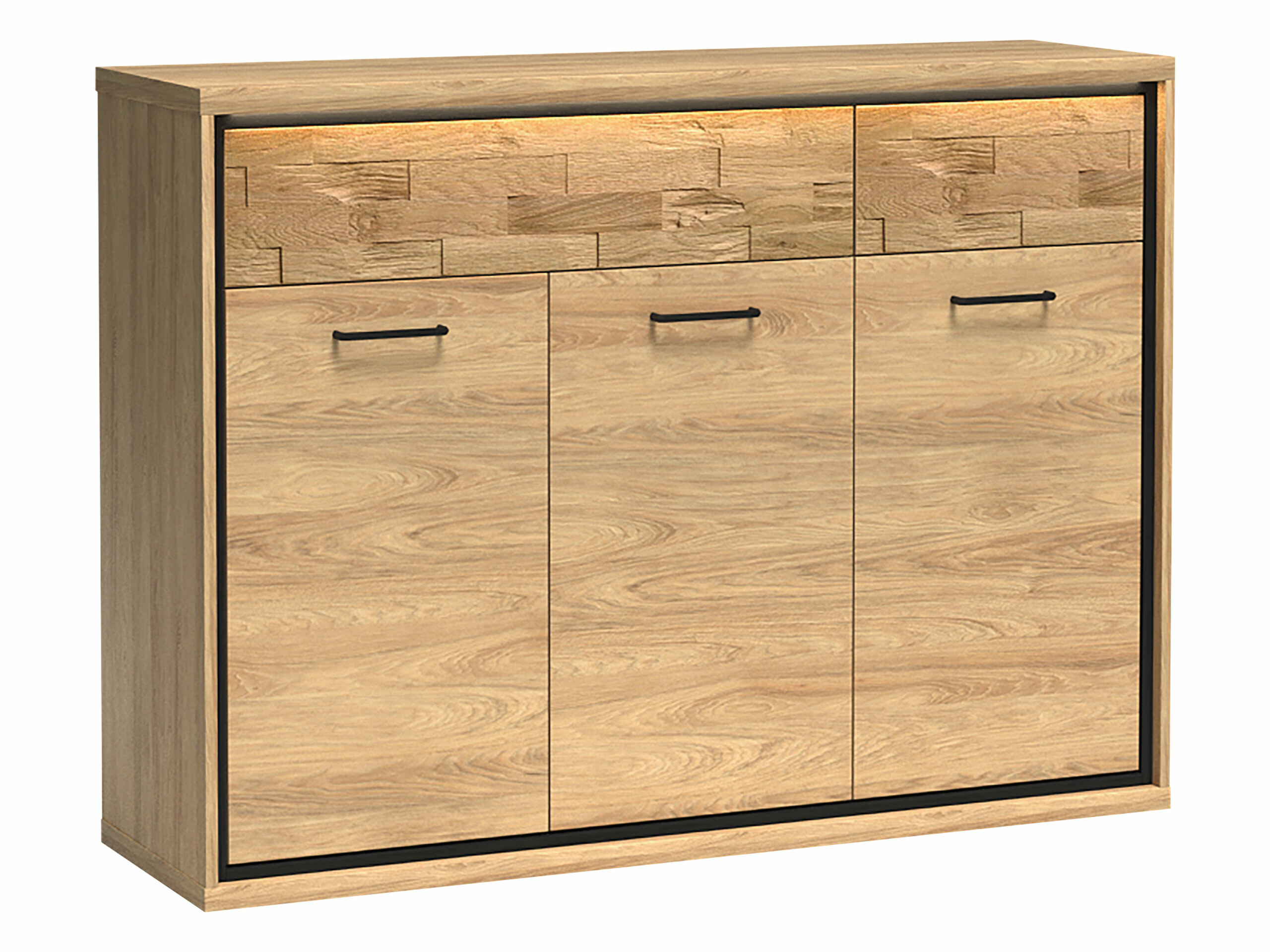 Komód Etrmoni 104 (Világos fa + Tölgy)