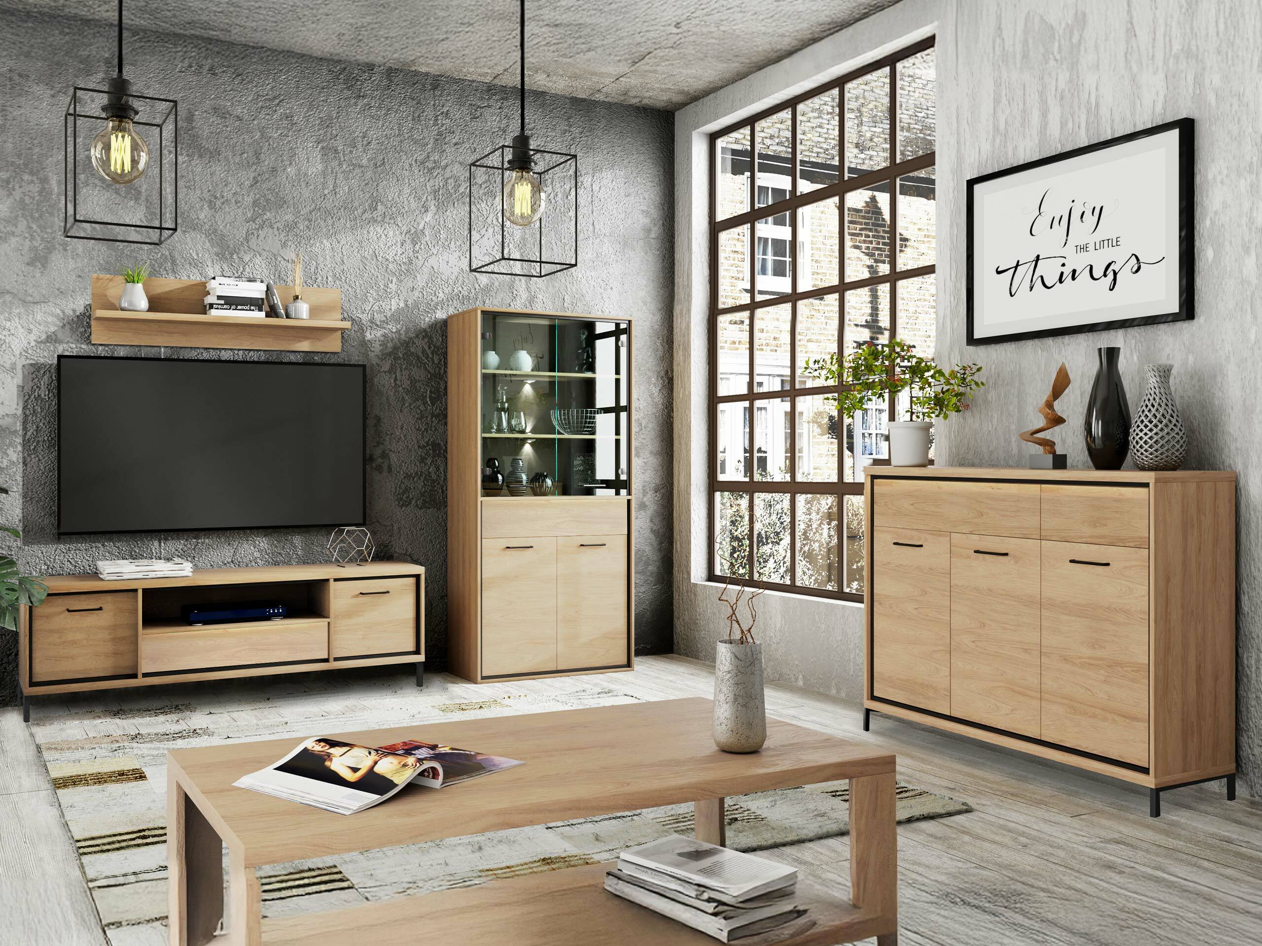 Nappali szett Etrmoni 118 (Világos fa)