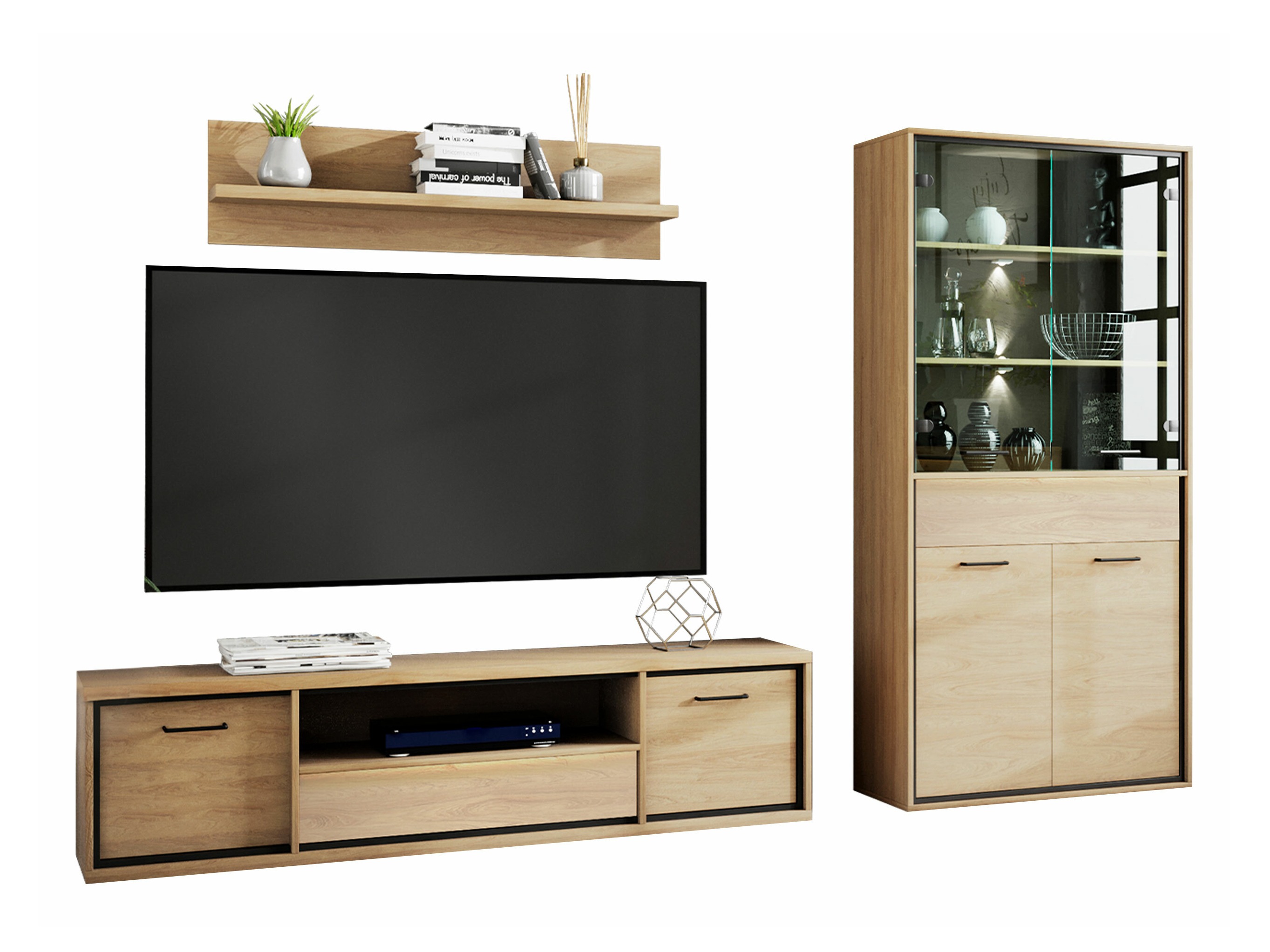 Nappali szett Etrmoni 119 (Világos fa)