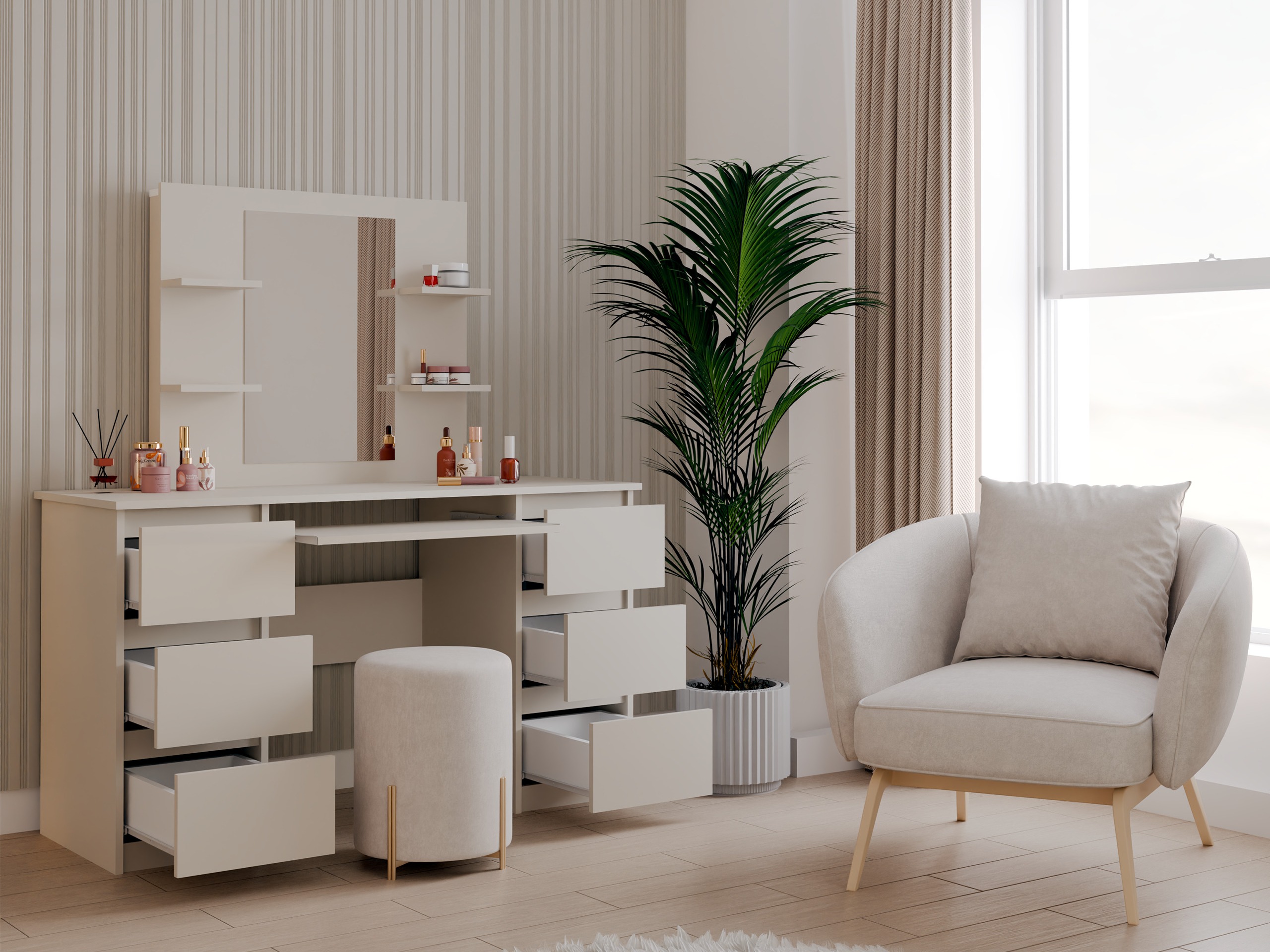 Fésülködő asztal Mandeville 359 (Kasmír)