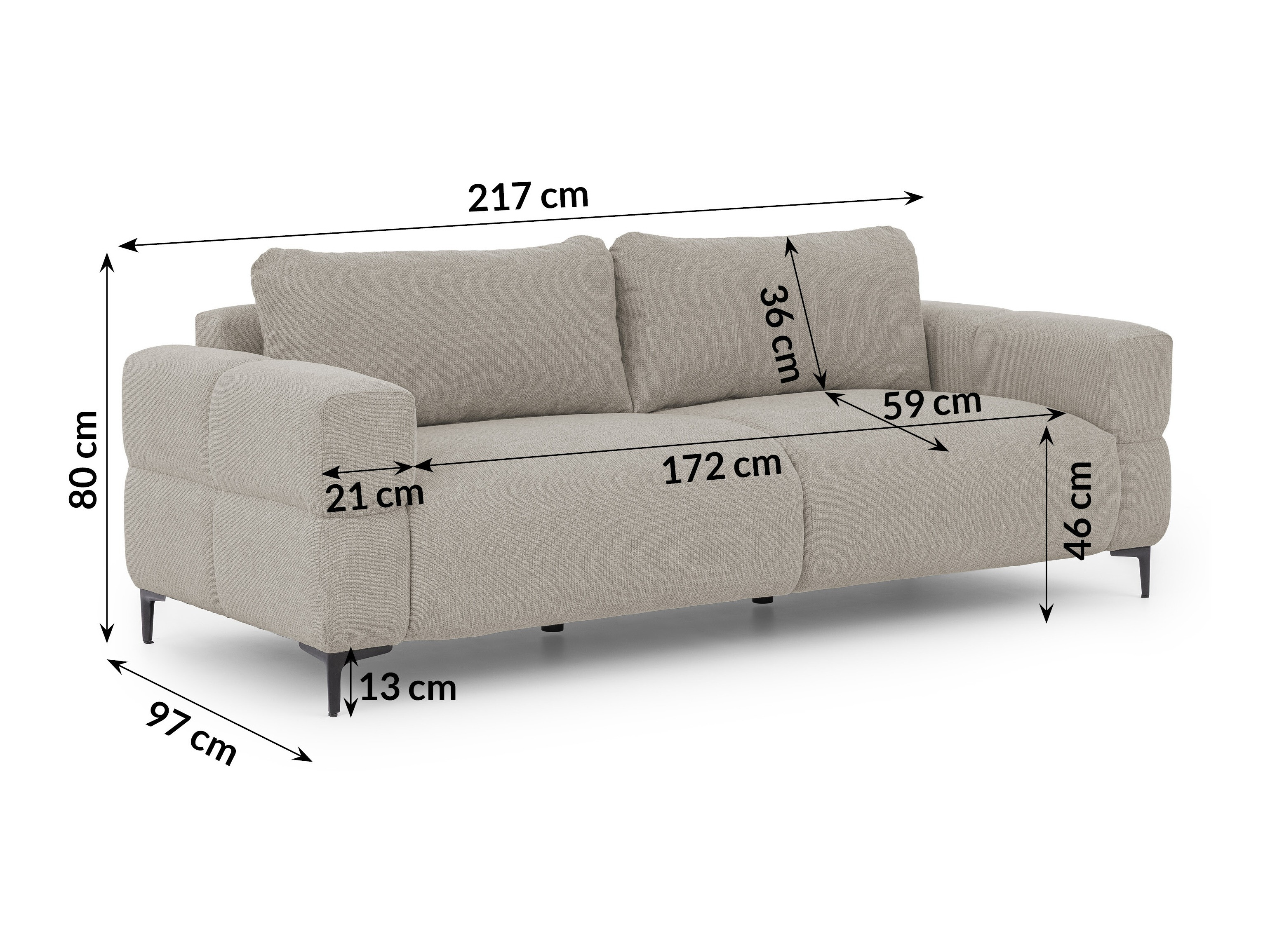 Kanapé Rocklin 138 (Aragon 20)