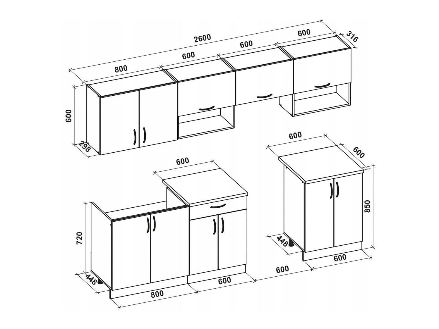 Konyhabútor SH11067