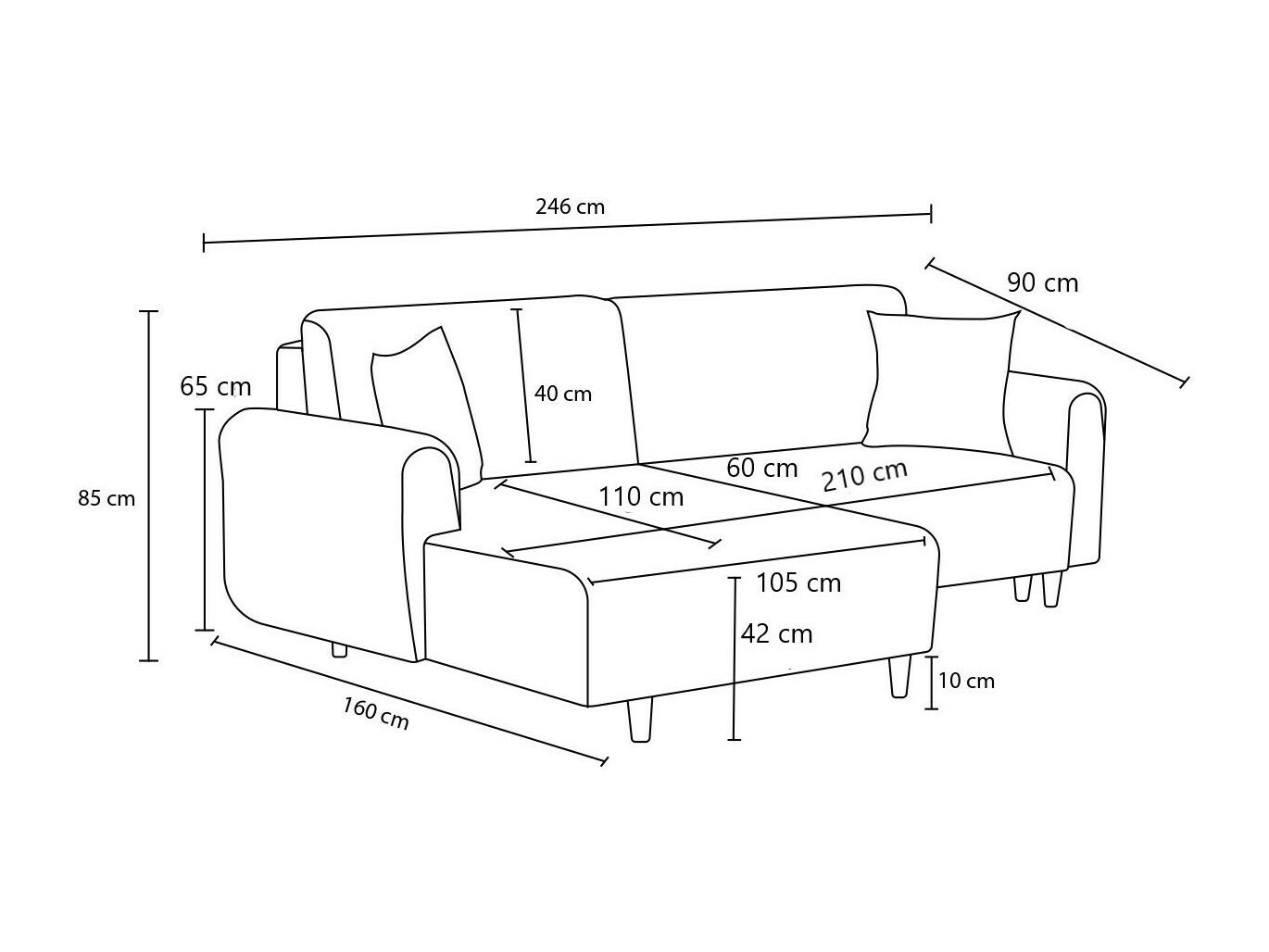 Sarokkanapé SH11076 sérült csomagolással