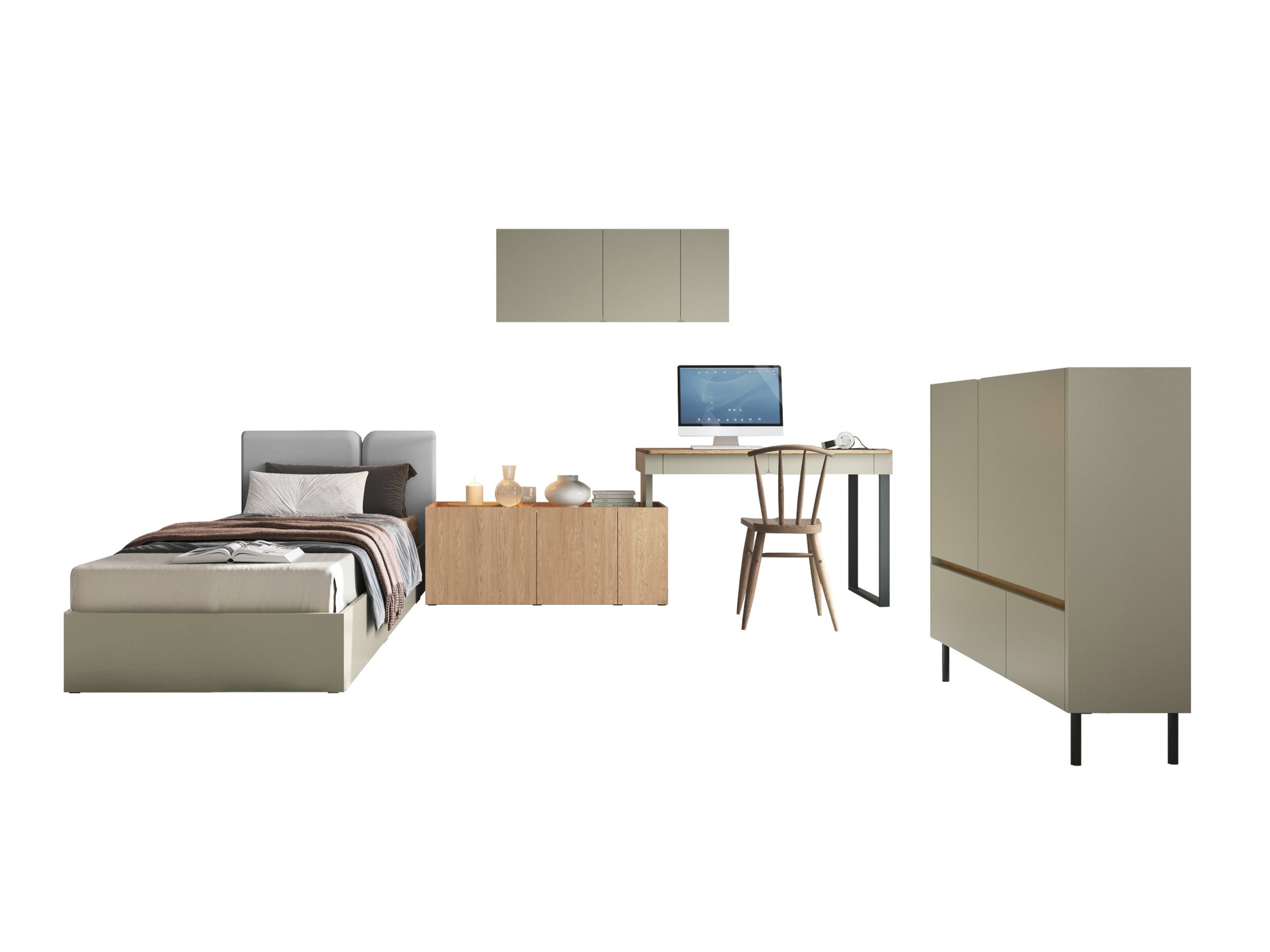 Bútorkészlet Fiosono 115 (Eukaliptusz + Tölgy)