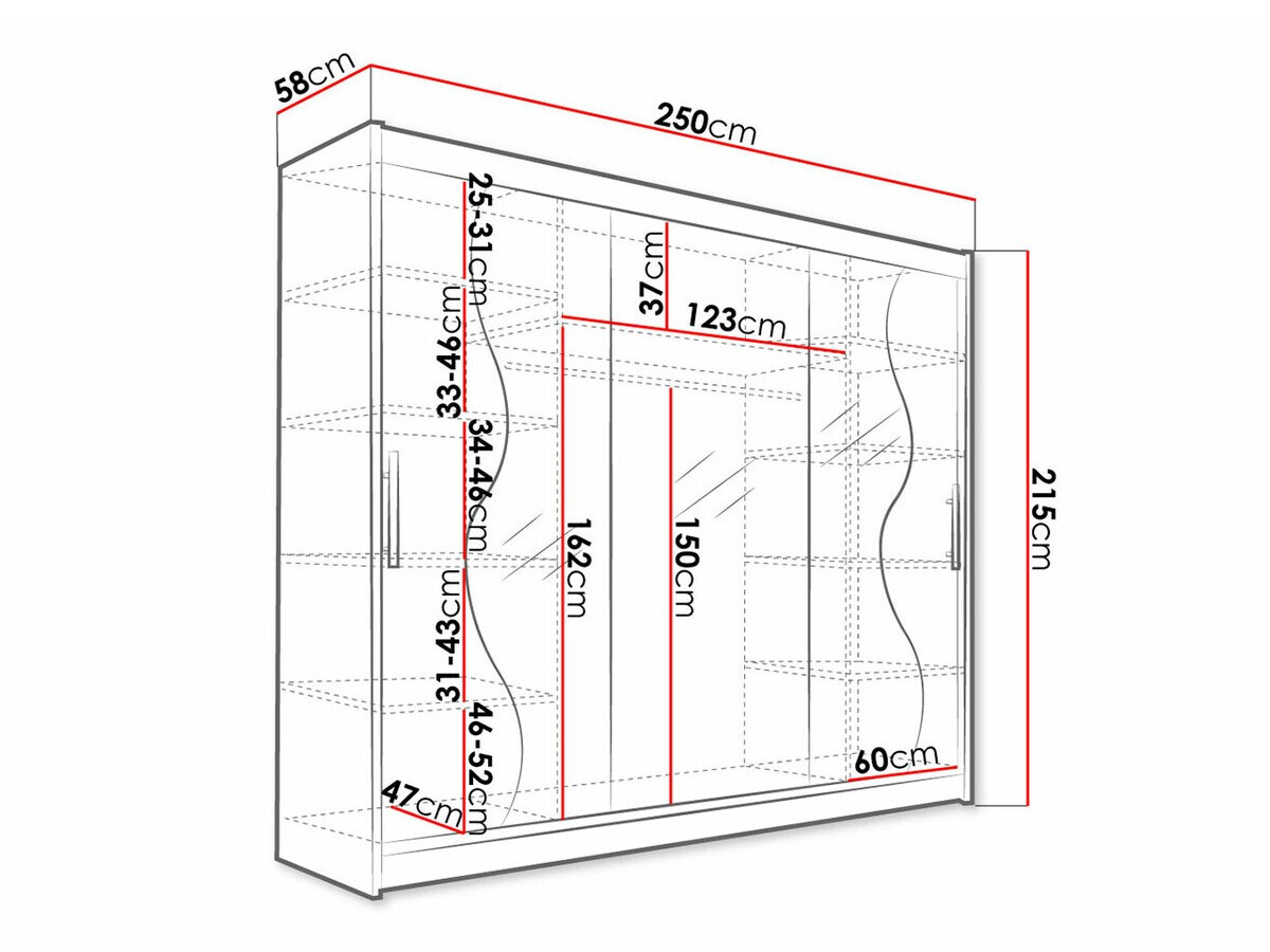 Gardróbszekrény SH11111