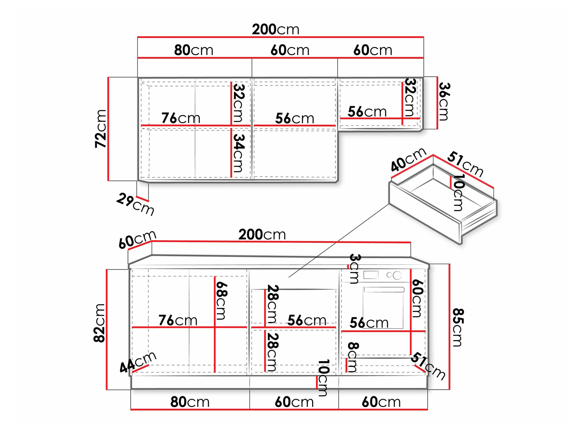Konyhabútor SH11124