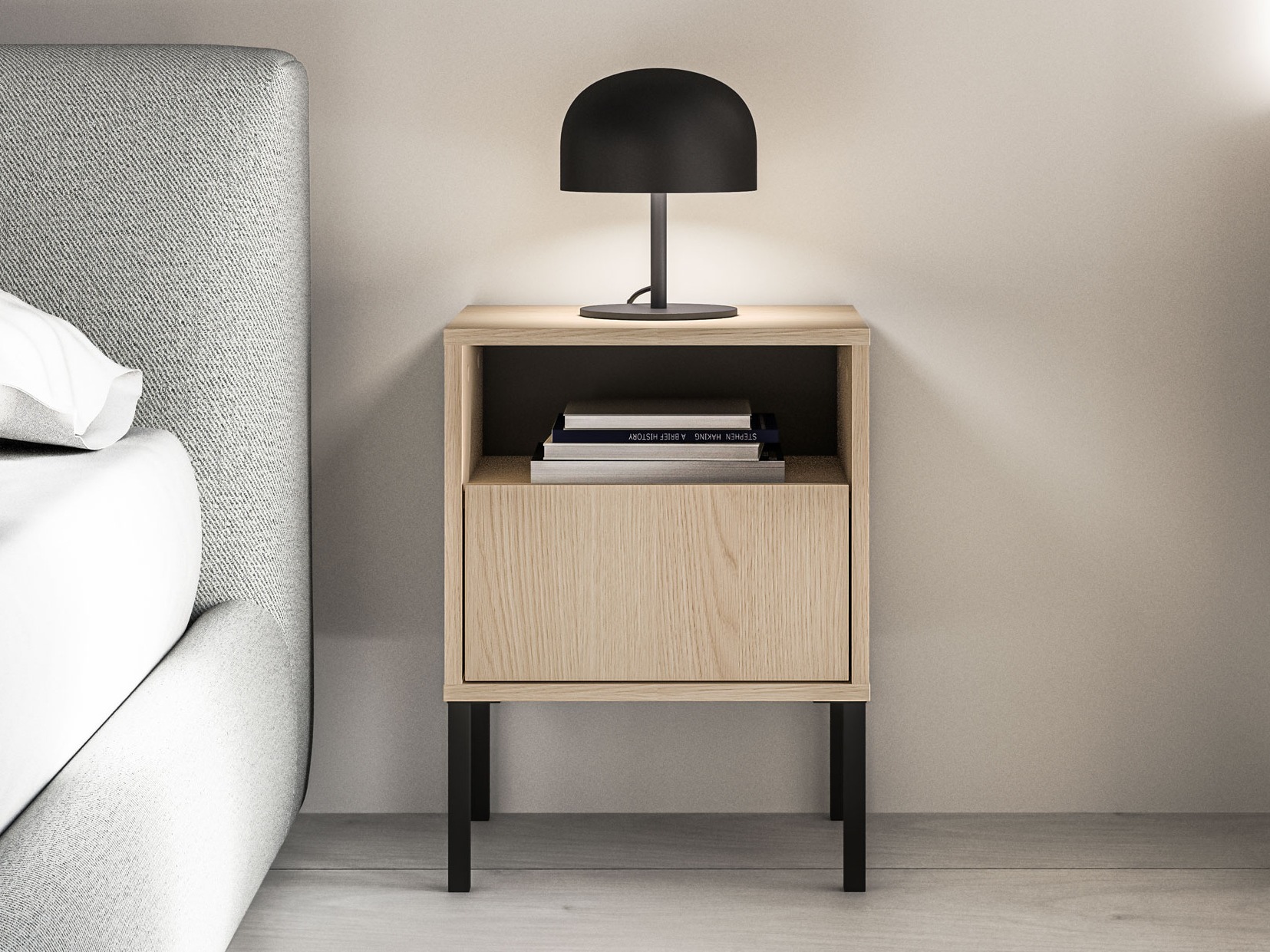 Éjjeliszekrény Virsalo 104 (Tölgy)