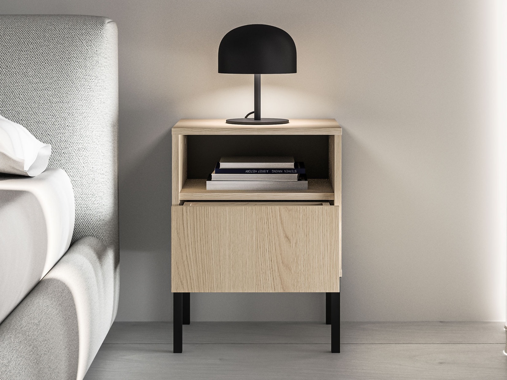 Éjjeliszekrény Virsalo 104 (Tölgy)