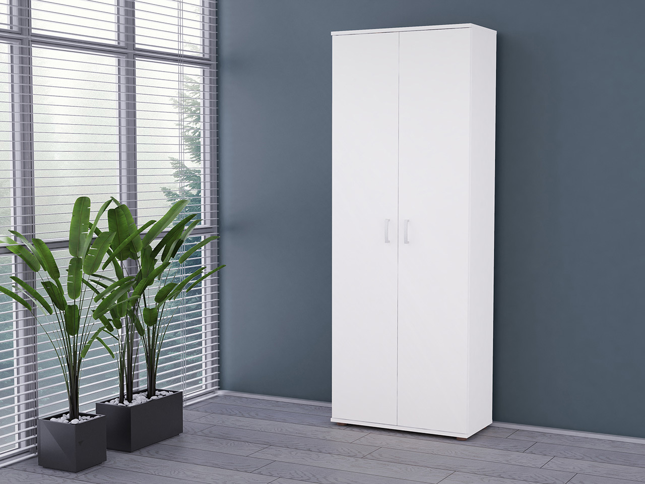 Könyvespolc Bristol 135 (Fehér)