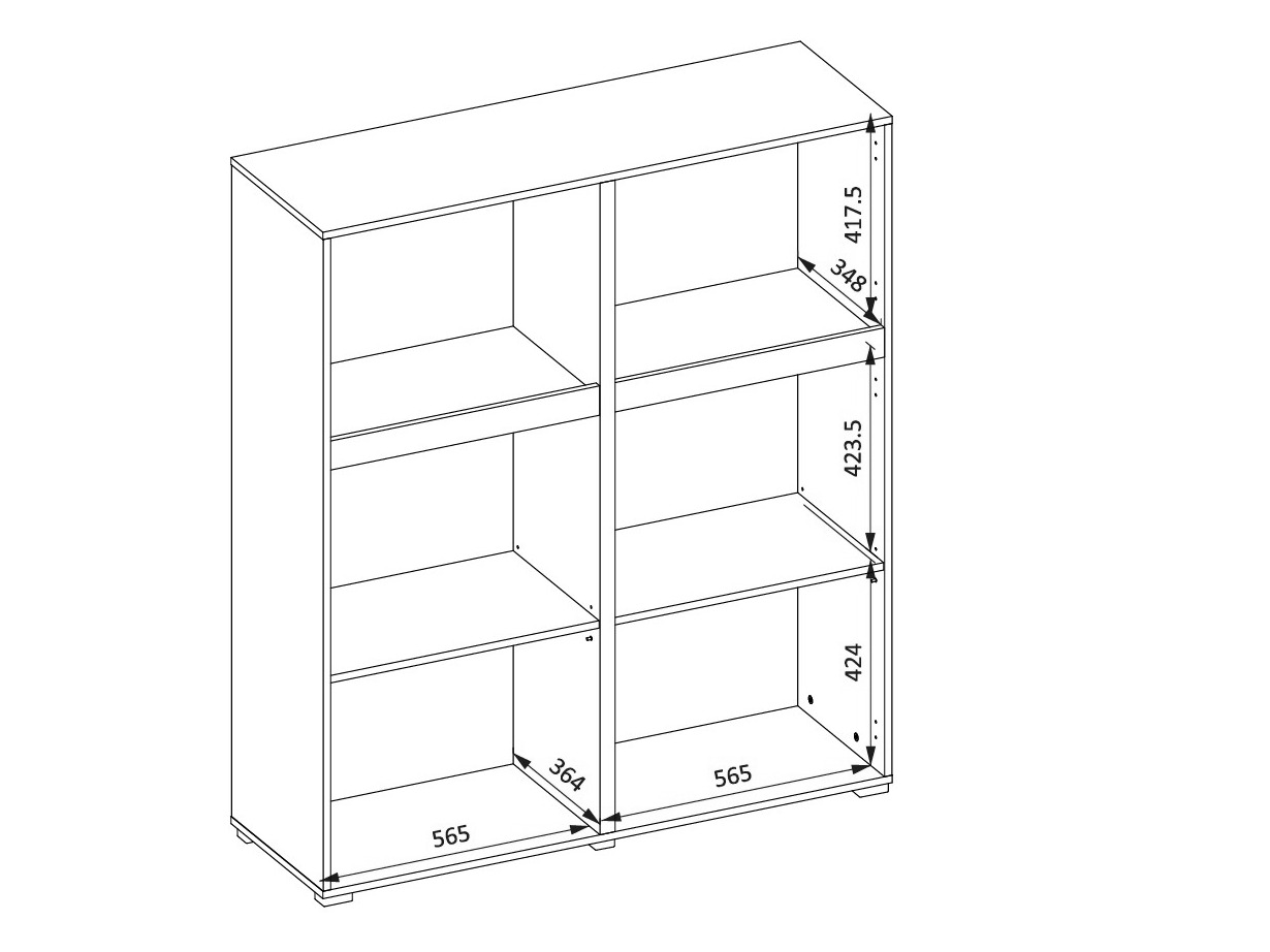 Szekrény Alfere 105 (Zöld)