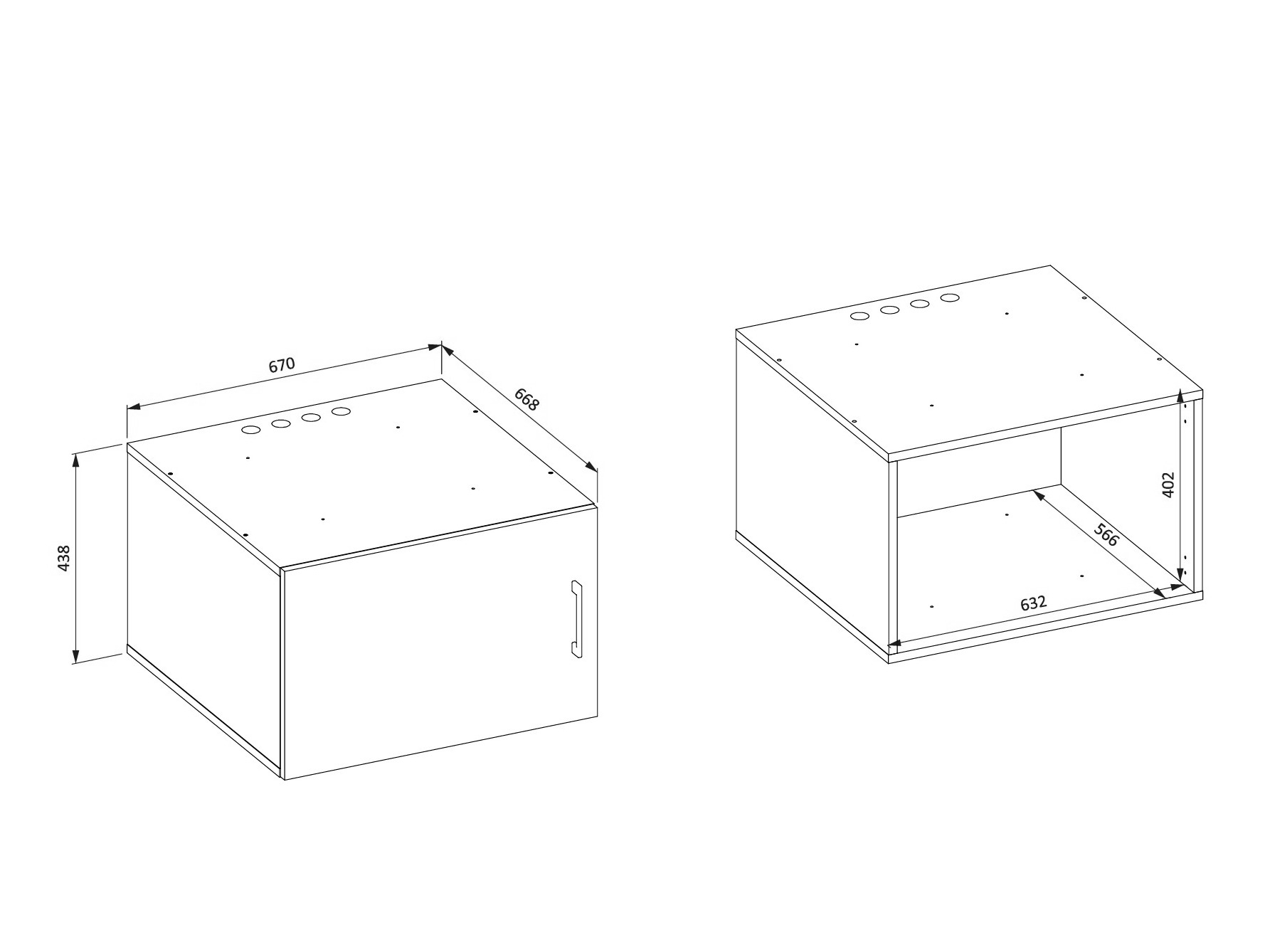Fali fürdőszoba szekrény Novdele 104 (Fehér)