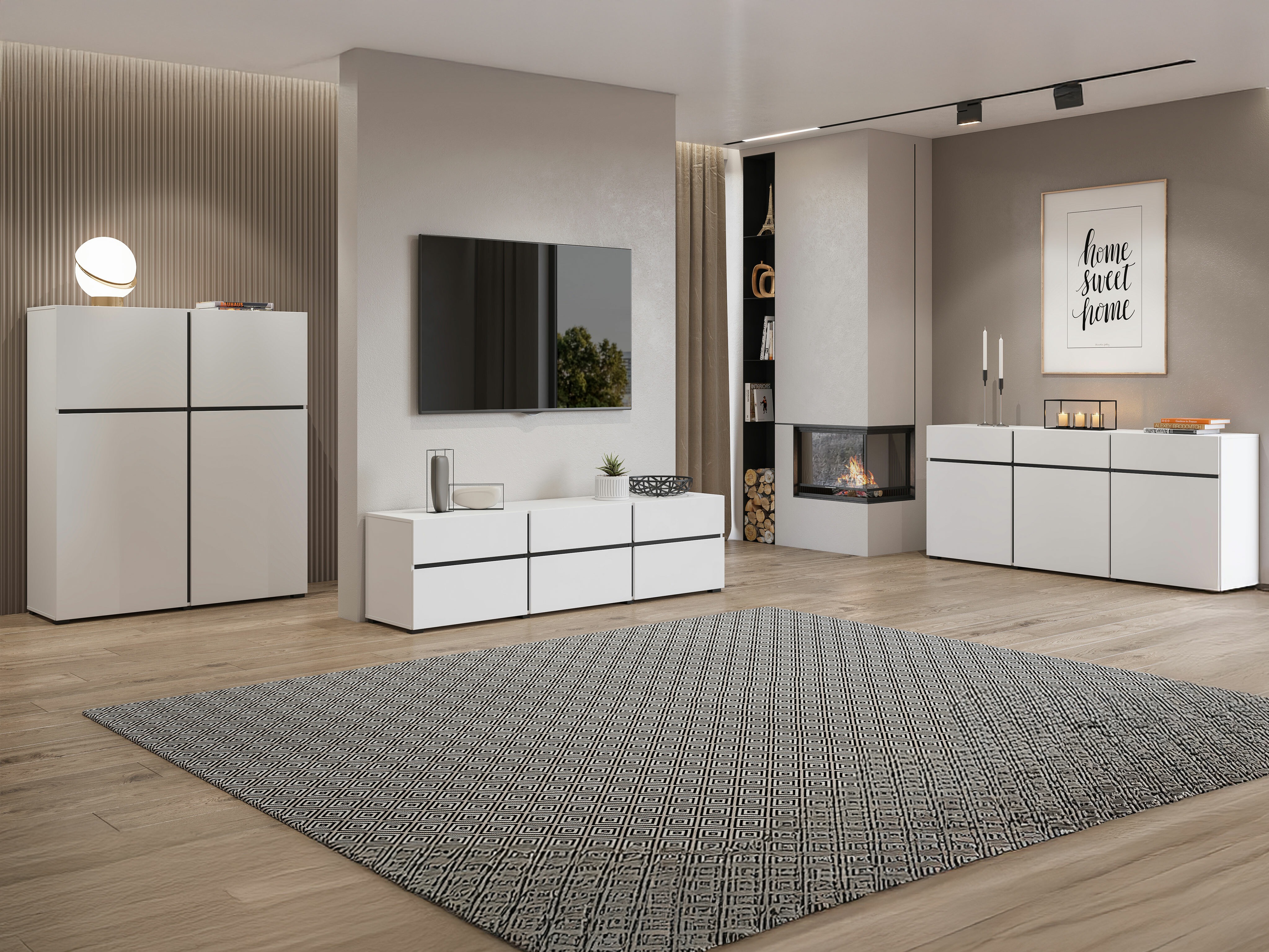 Komód Alfere 103 (Fehér)