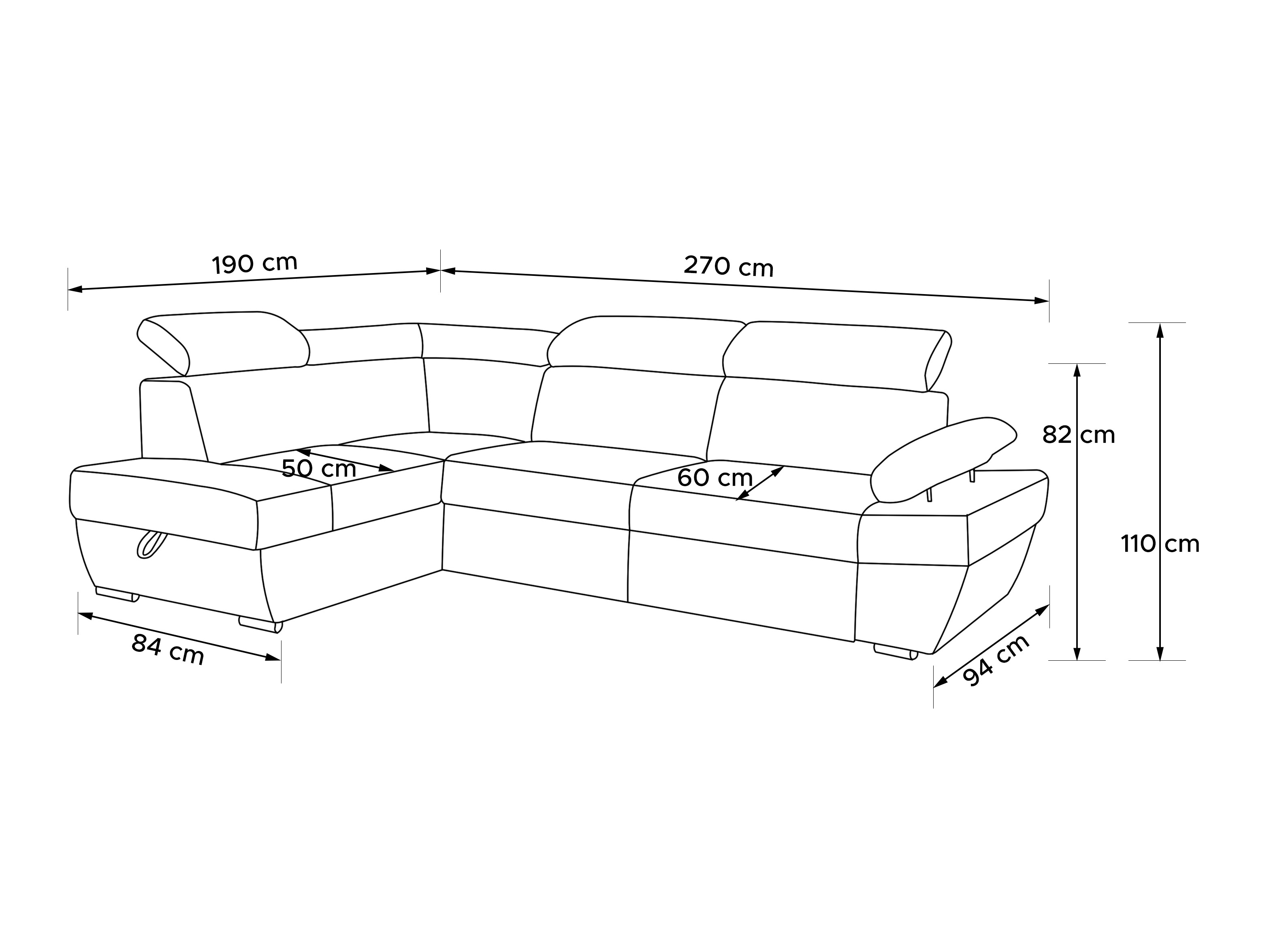 Sarokkanapé Temecula 135 (Abriamo 05)