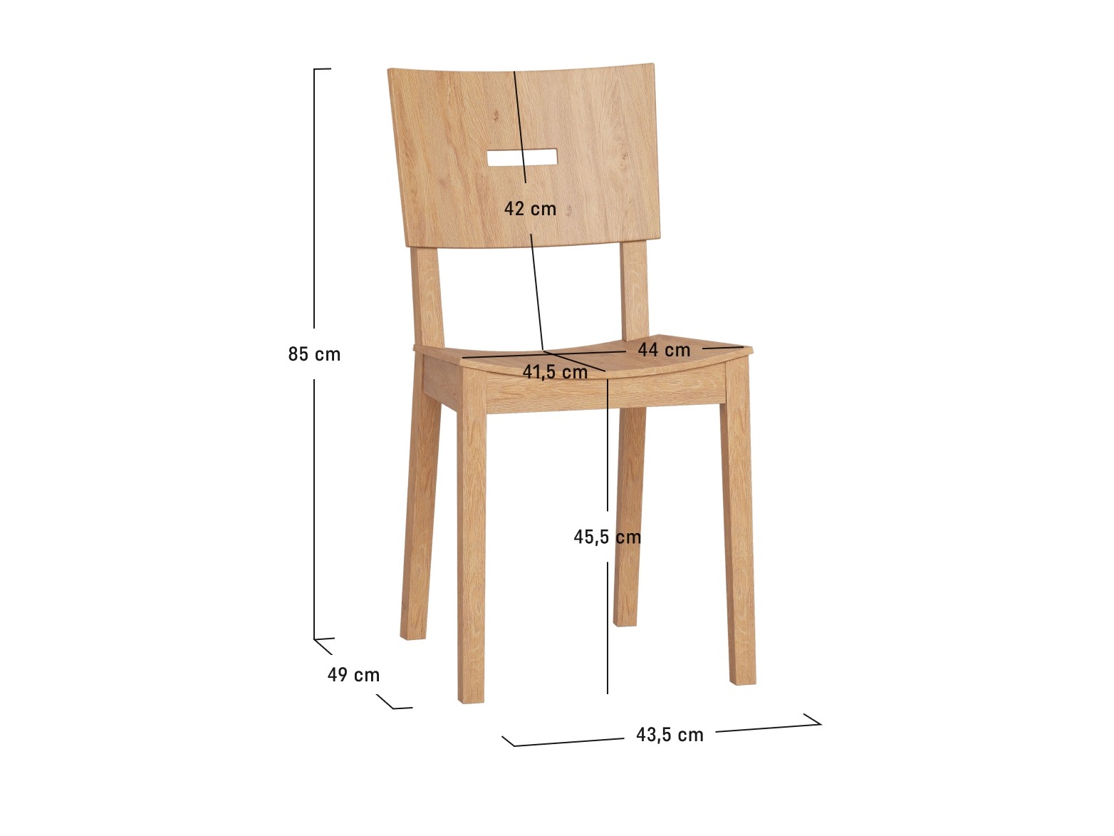 Szék Sosero 100 (Fehér)