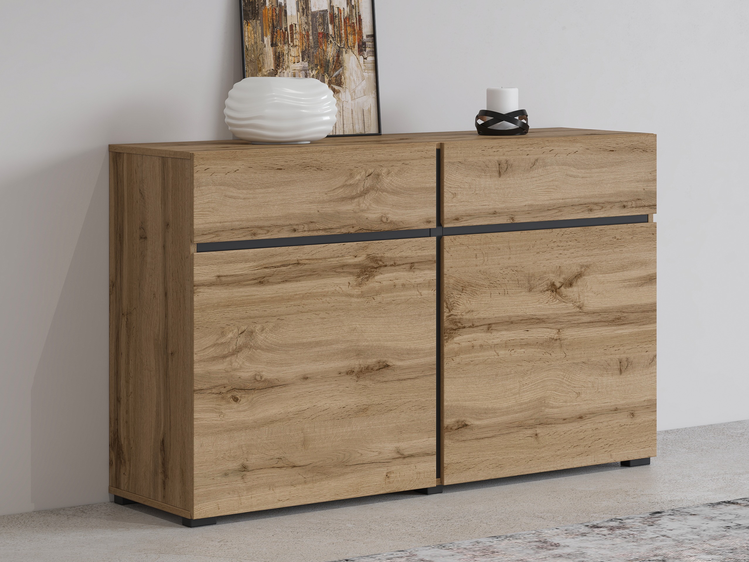 Komód Alfere 104 (Wotan tölgy)