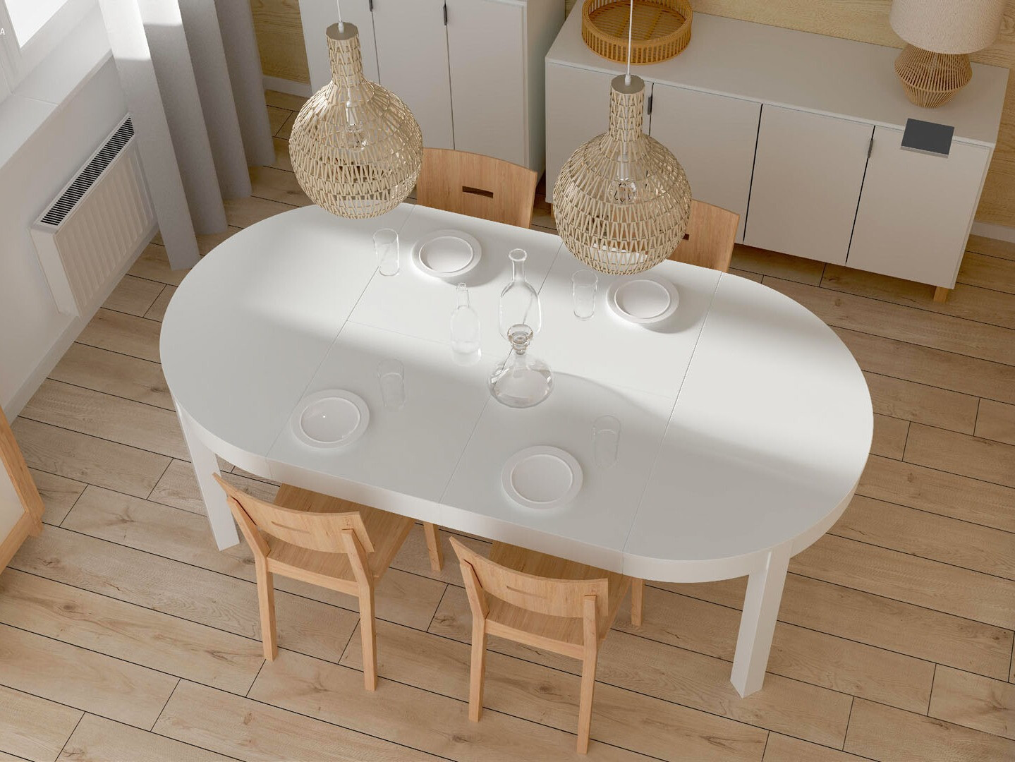 Asztal Sosero 106 (Fehér)