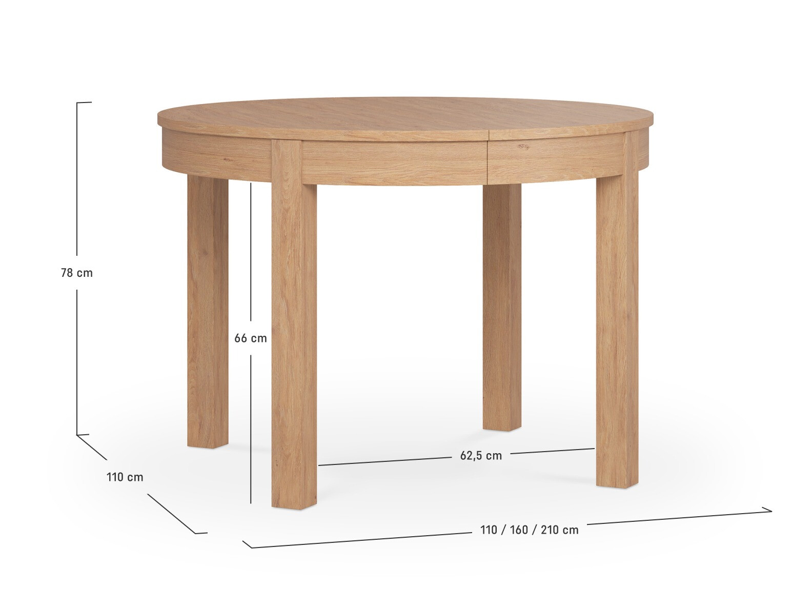 Asztal Sosero 106 (Fehér)