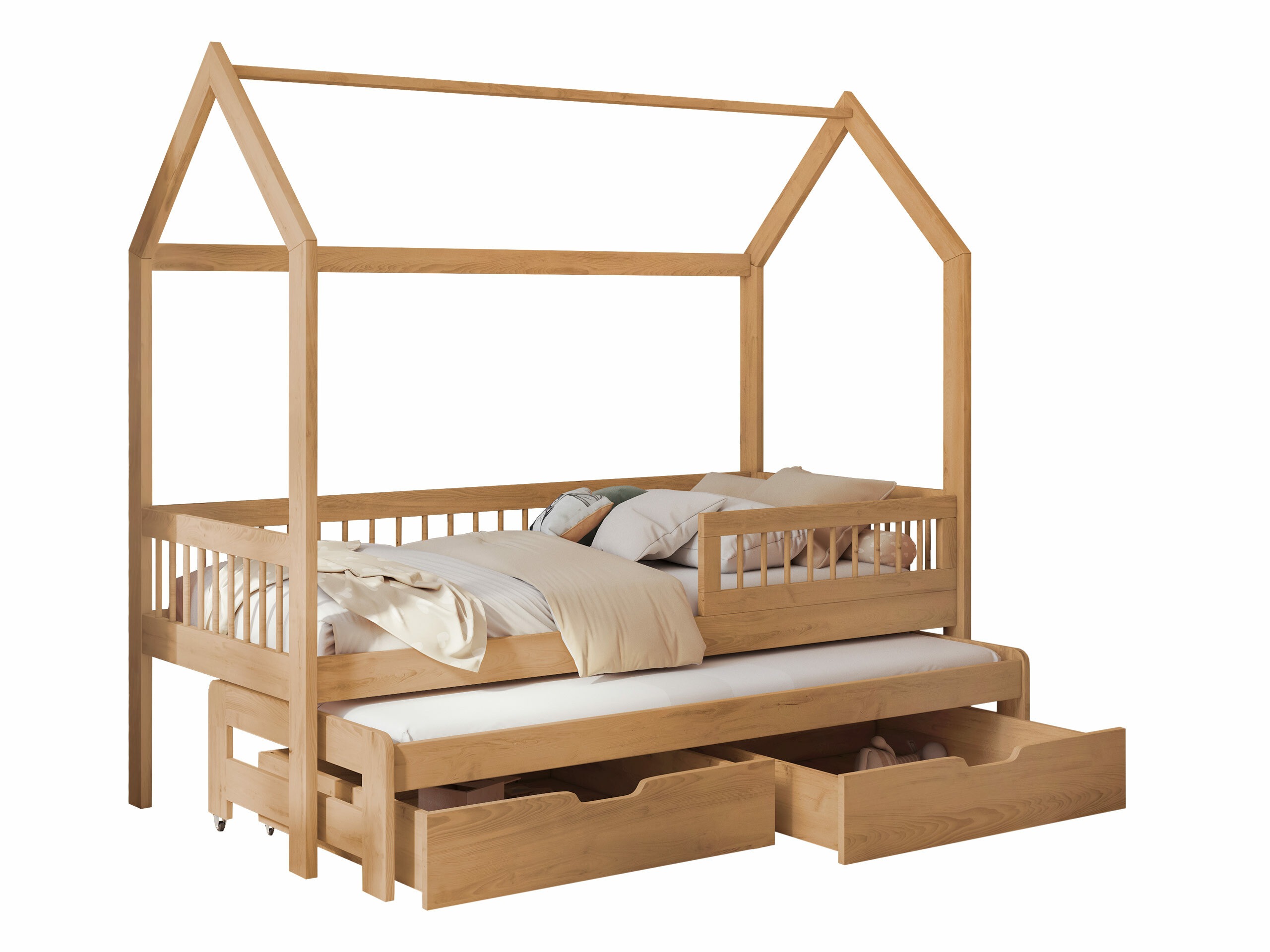 Ágy Henderson 166 (Bükkfa)