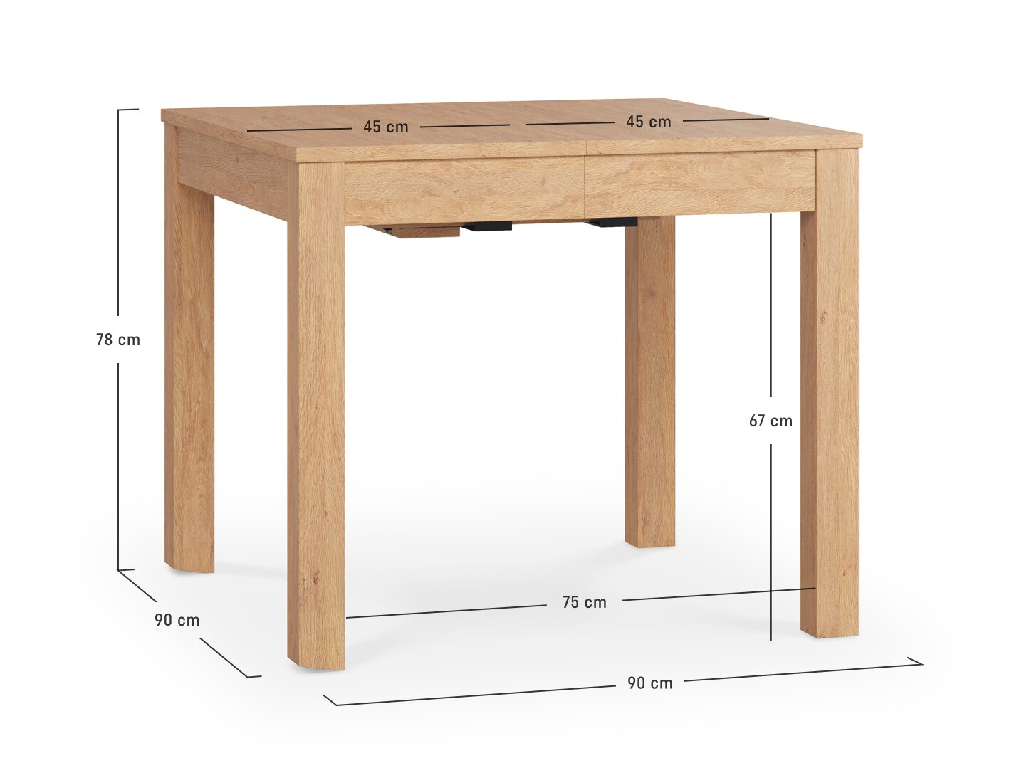 Asztal Sosero 108 (Tölgy)