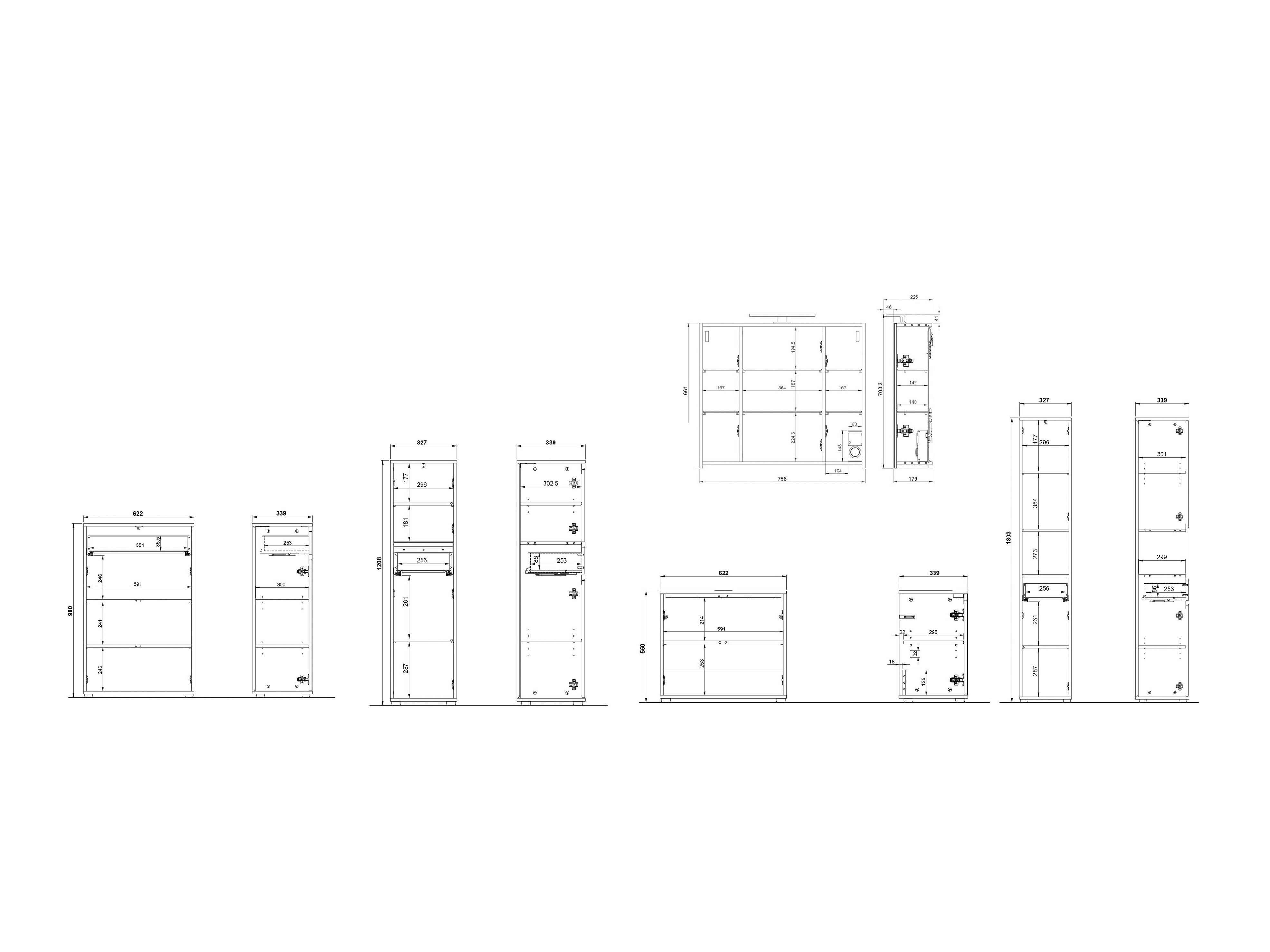 Fürdőszobai garnitúra Tensona 107