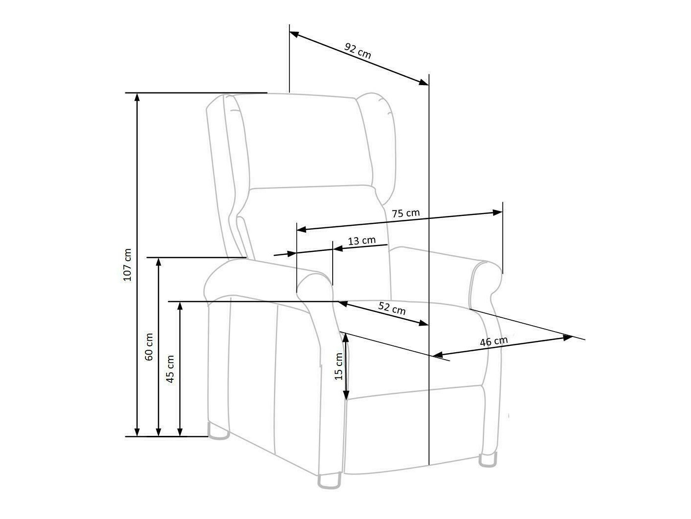 Relax fotelágy SH11159