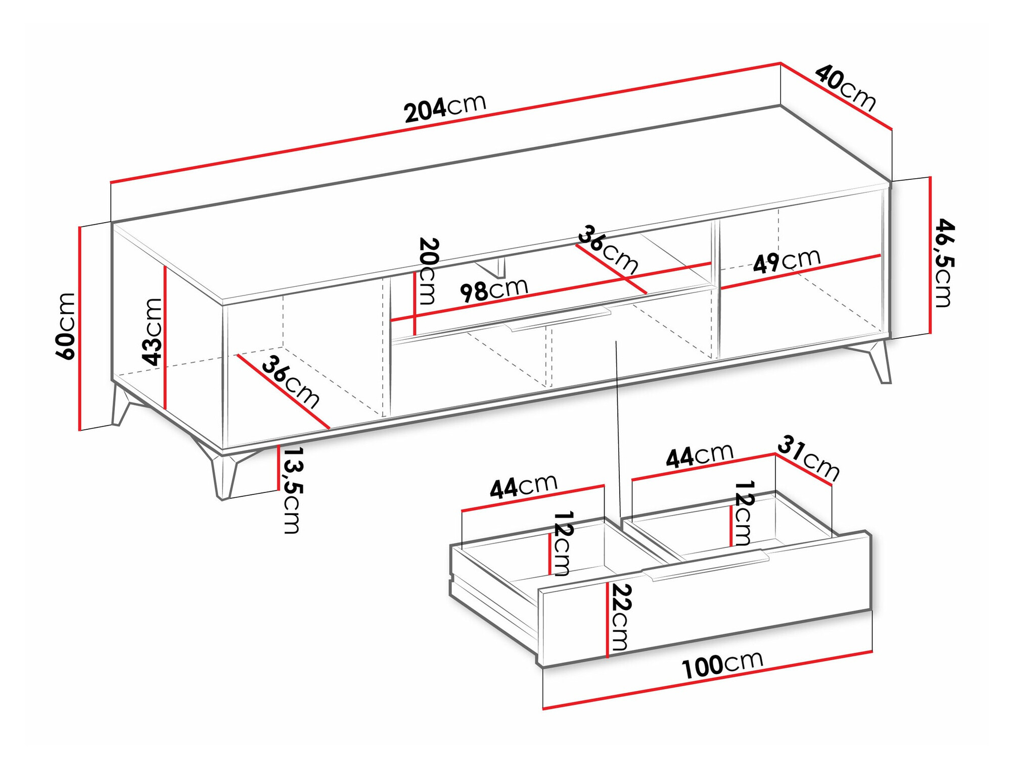 TV-állvány SH11161