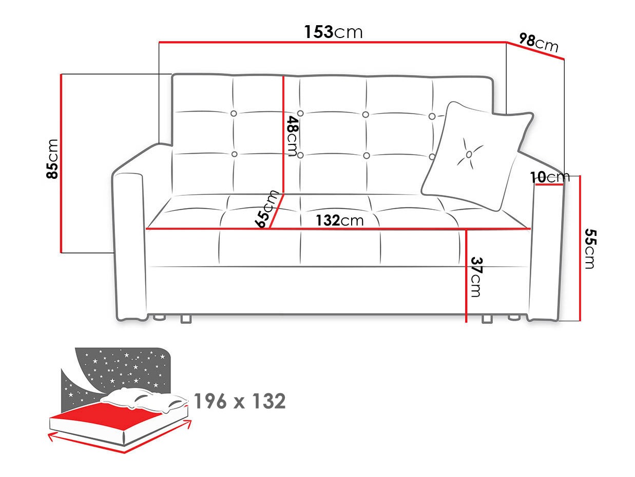 Kanapéágy Seruna III (Nazar 225.01)