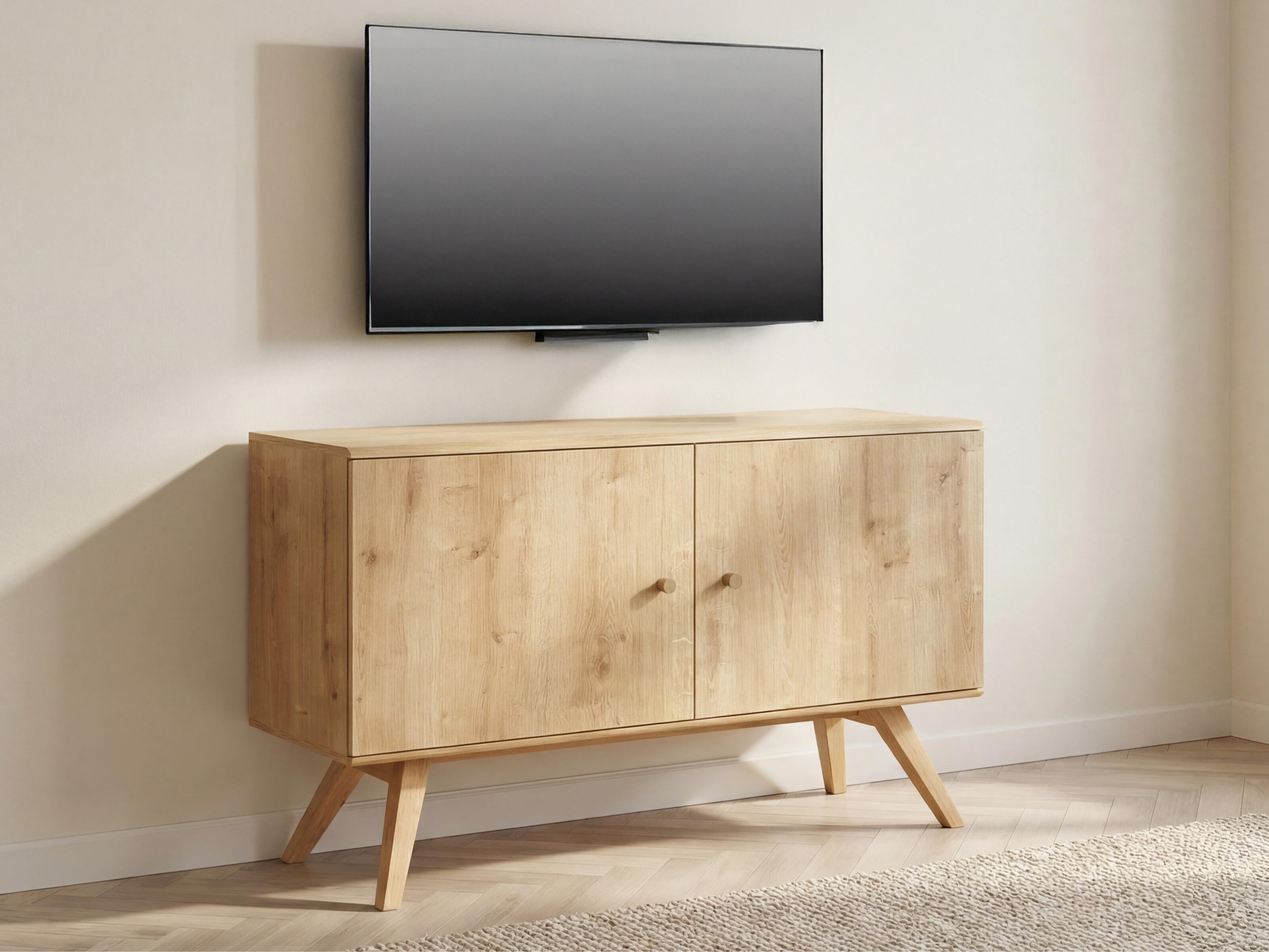 TV-állvány Ruvruvi 108 (Tölgy)