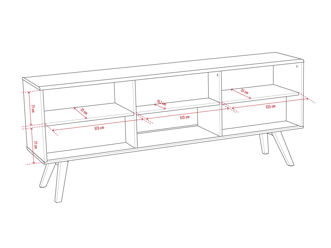 TV-állvány Ruvruvi 110