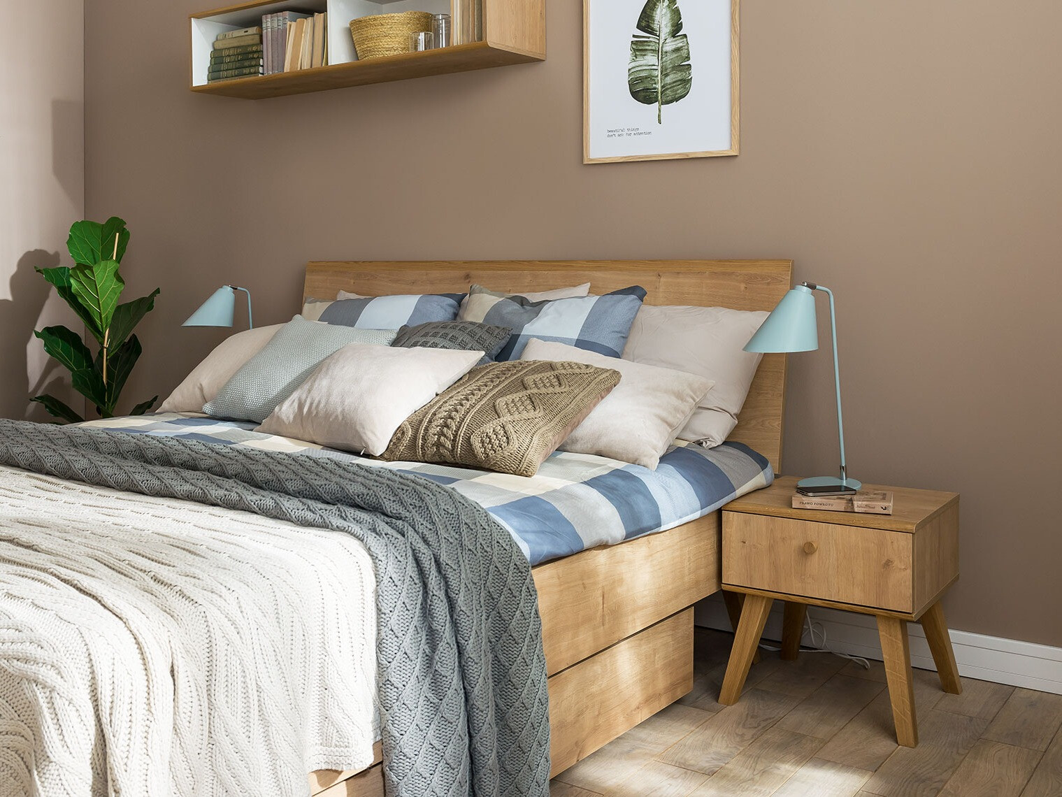 Éjjeliszekrény Ruvruvi 113 (Tölgy)