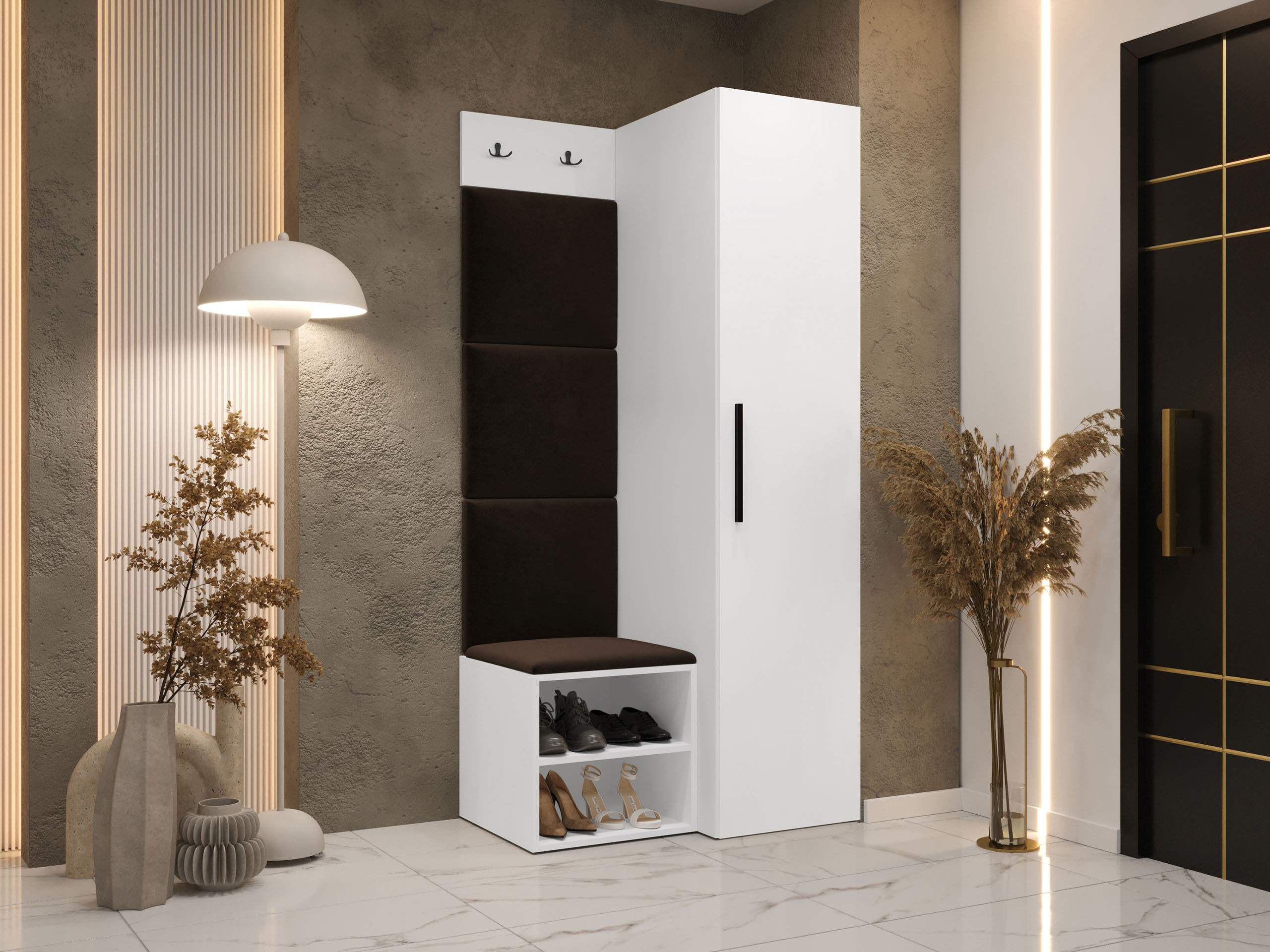 Előszoba garnitúra Hartford 524 (Fehér)