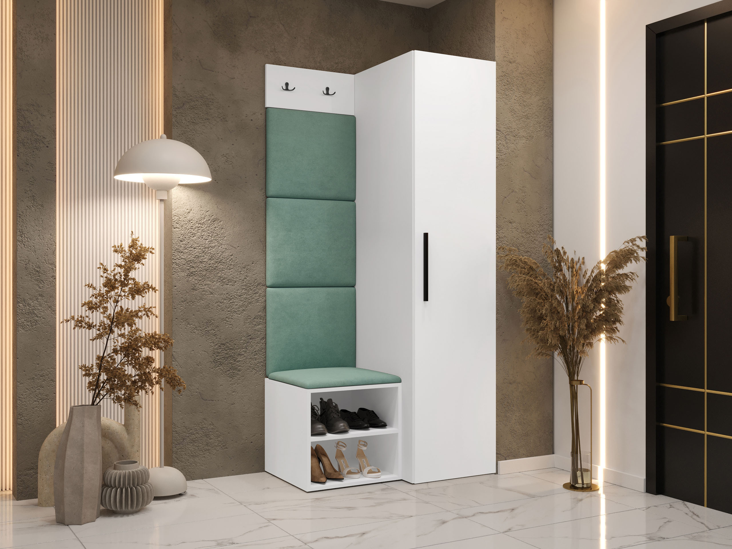 Előszoba garnitúra Hartford 524 (Fehér)