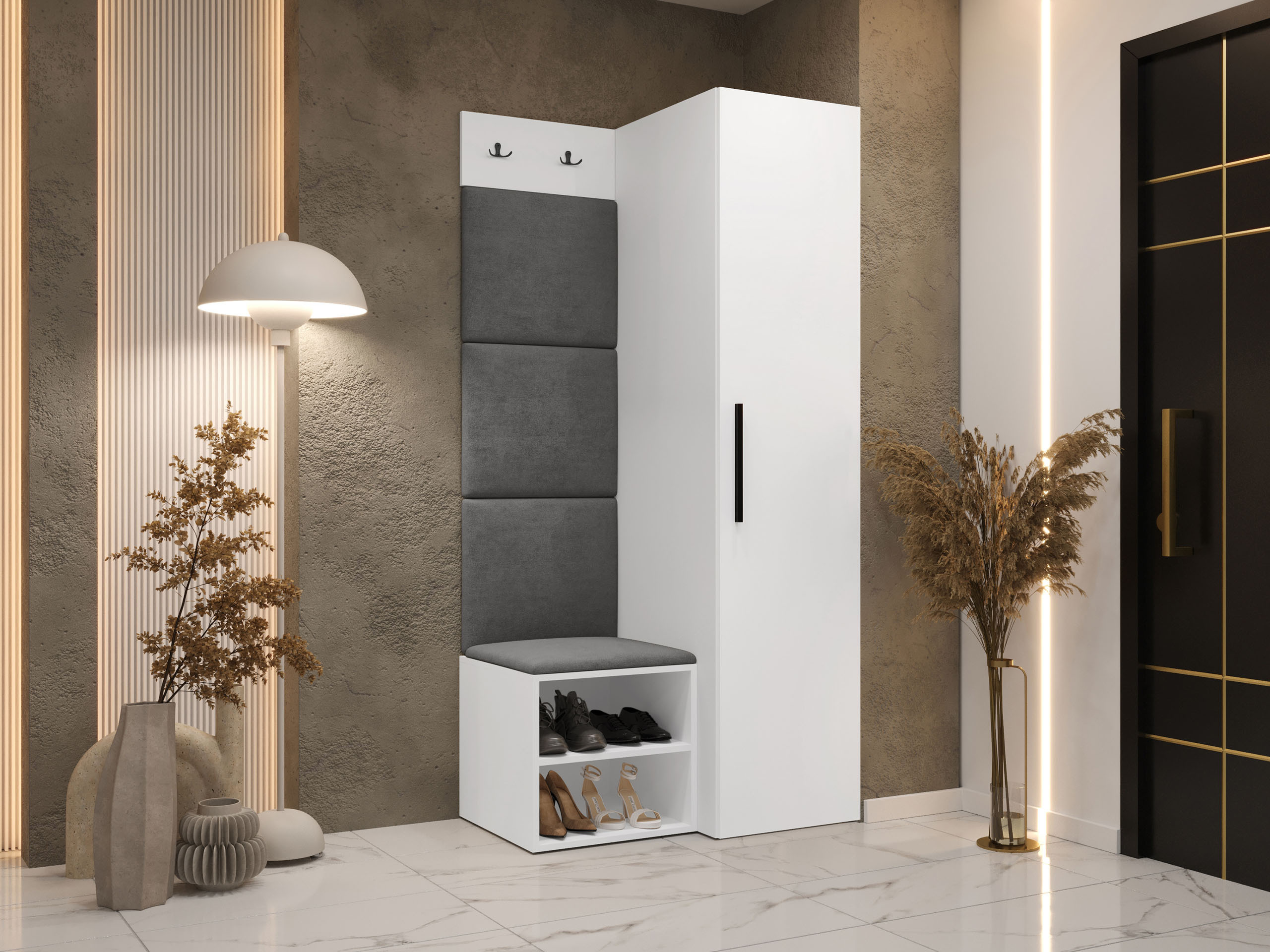 Előszoba garnitúra Hartford 524 (Fehér)