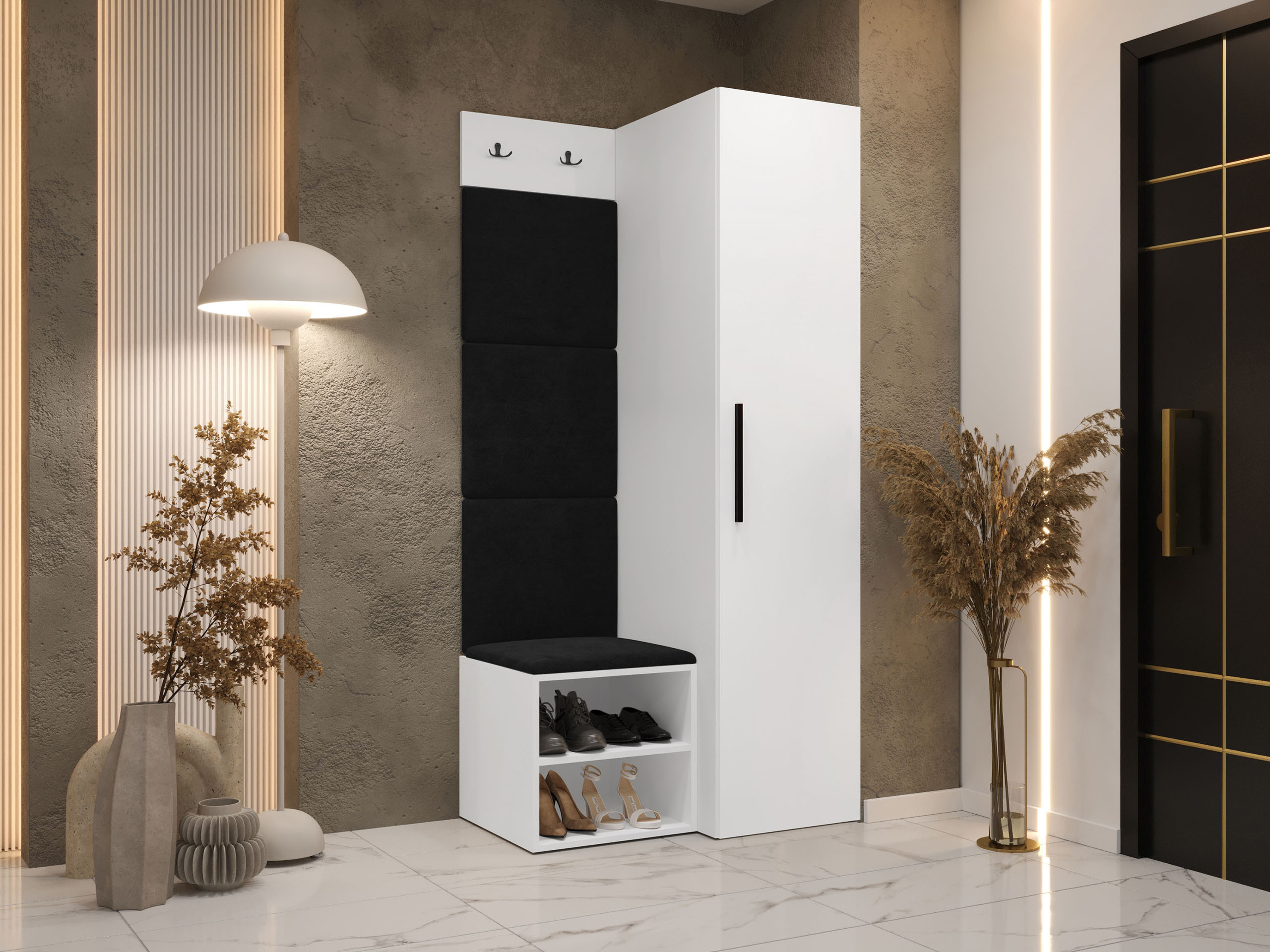 Előszoba garnitúra Hartford 524 (Fehér)