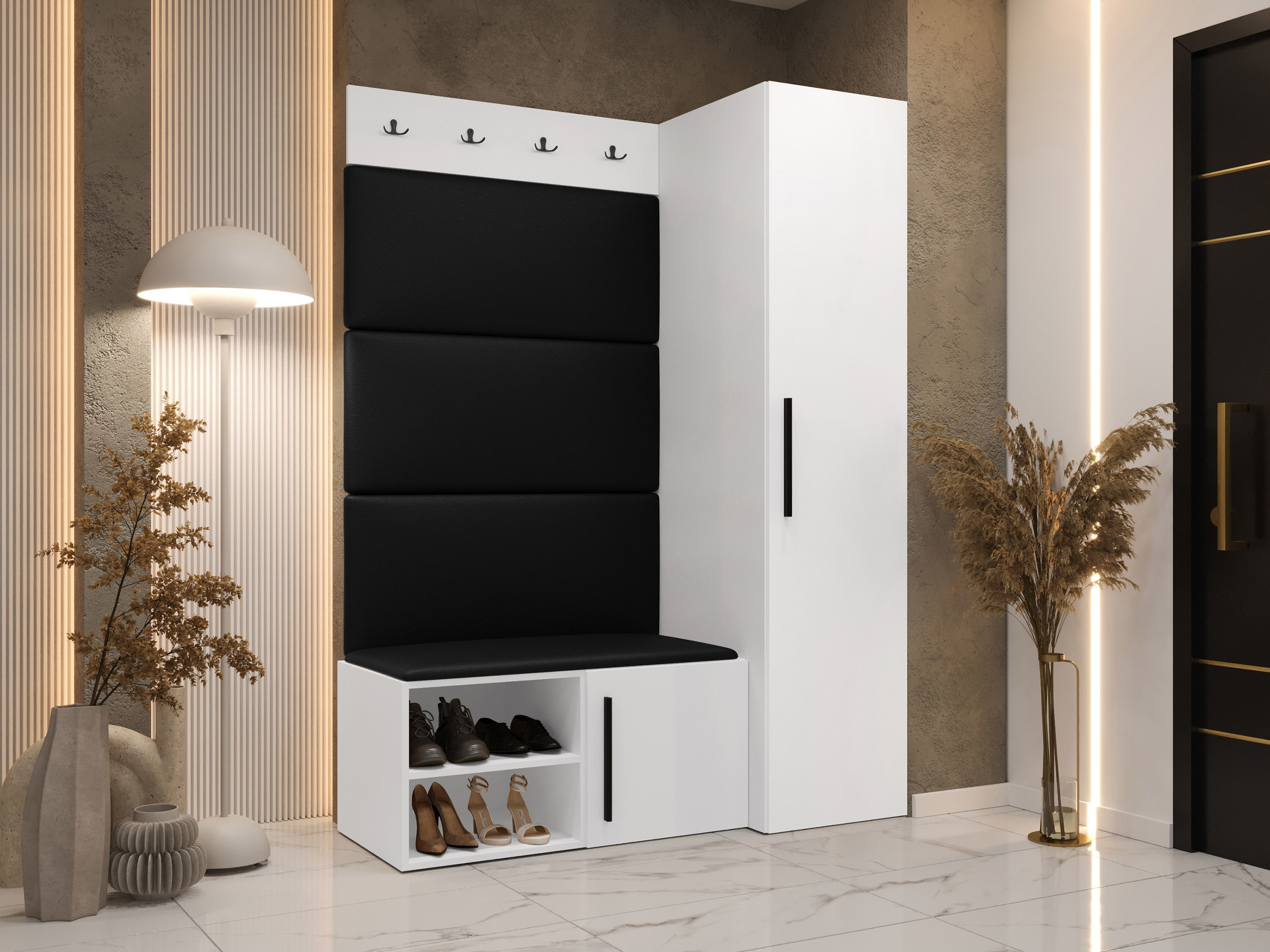 Előszoba garnitúra Hartford 525 (Fehér)