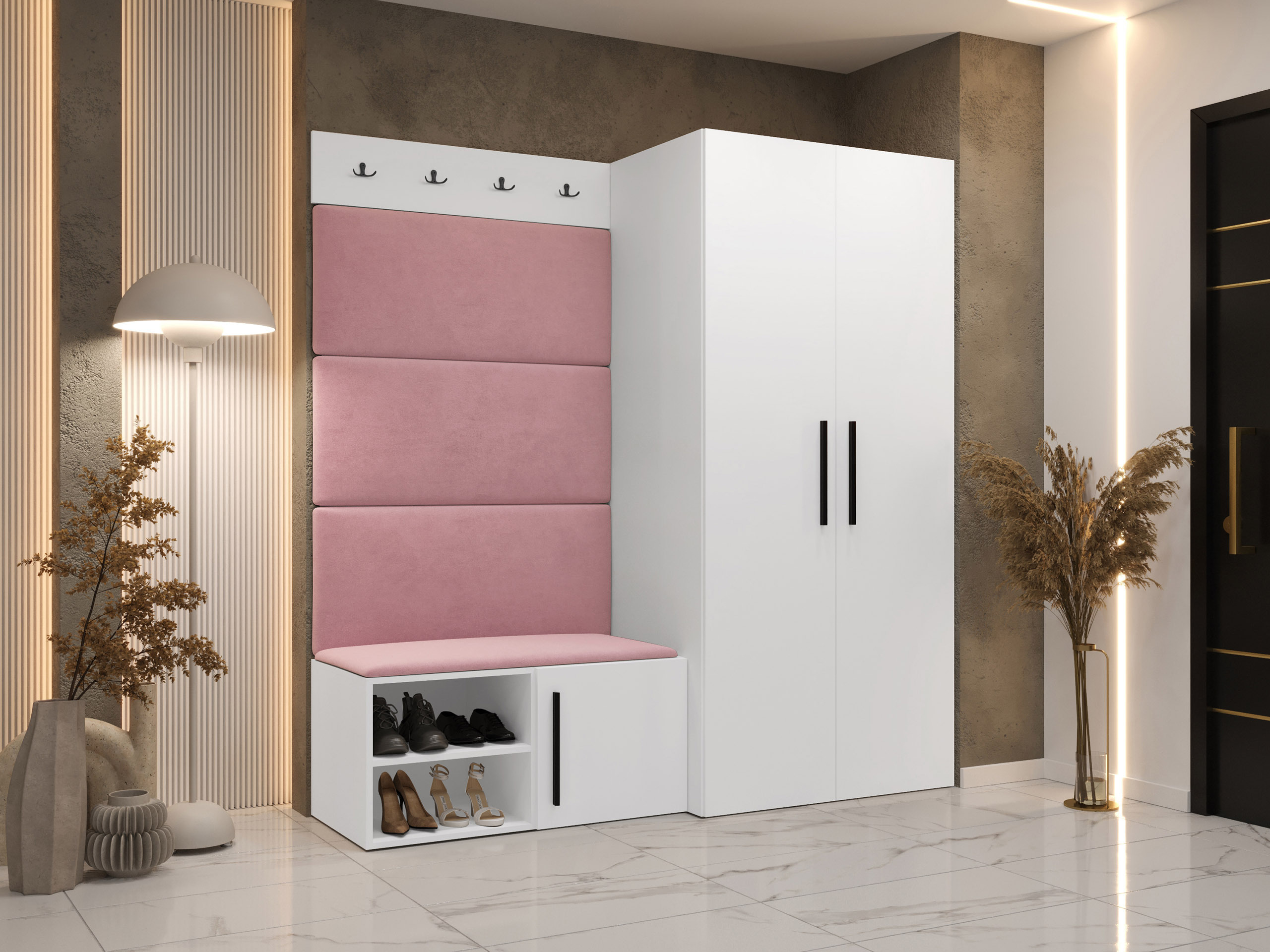 Előszoba garnitúra Hartford 526 (Fehér)