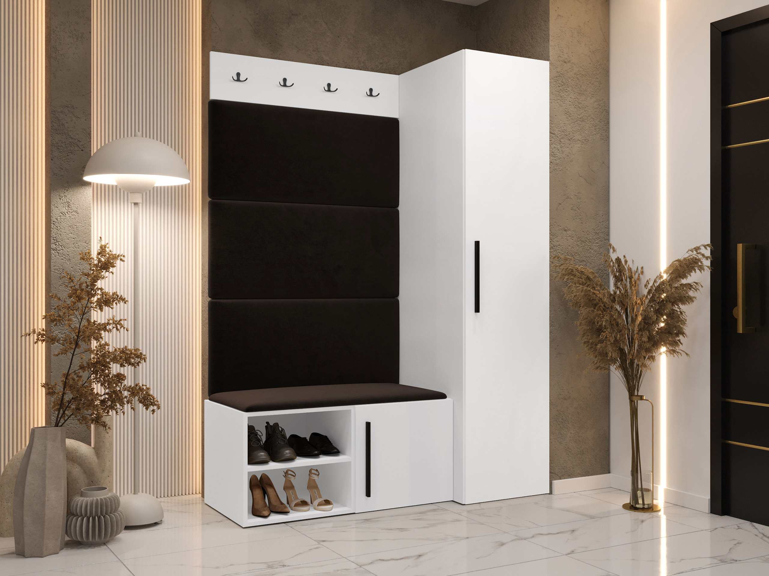 Előszoba garnitúra Nitos II (Fehér)