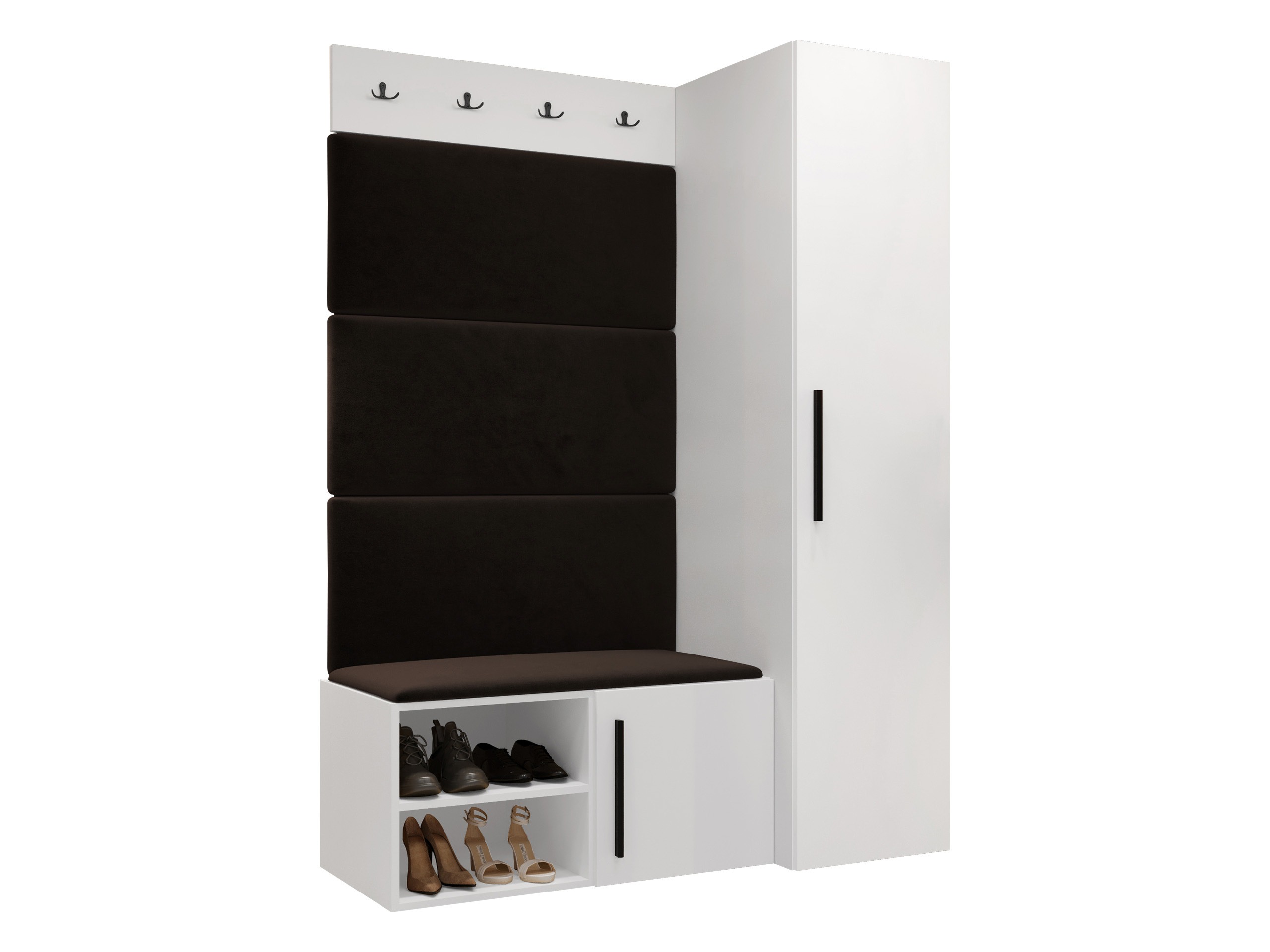 Előszoba garnitúra Nitos II (Fehér)