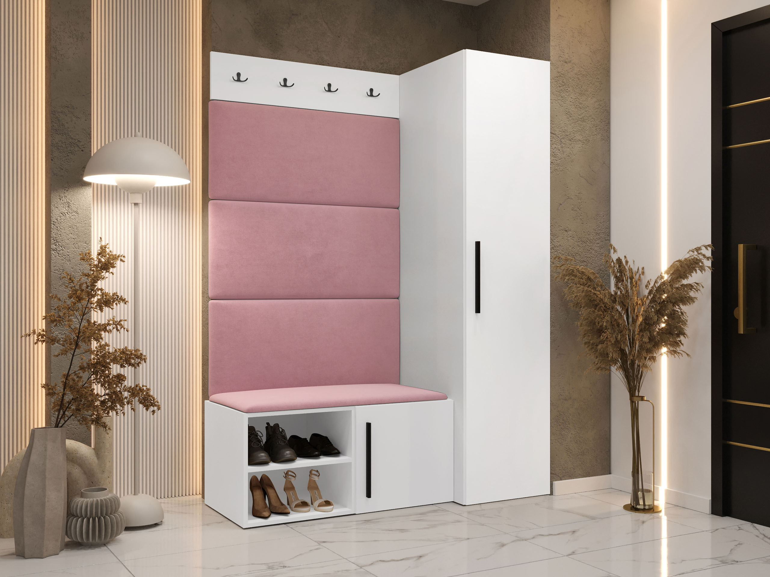 Előszoba garnitúra Nitos II (Fehér)