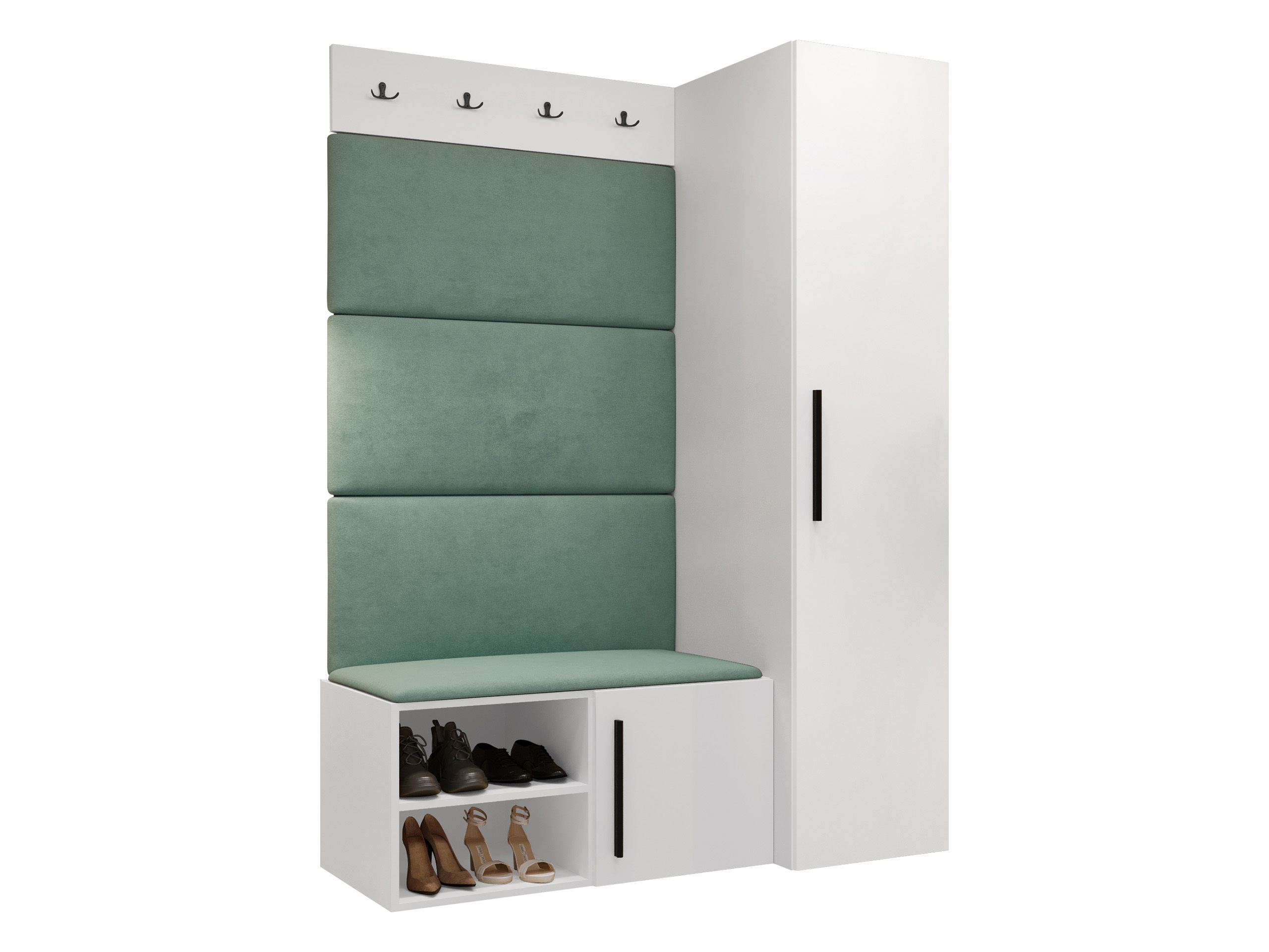 Előszoba garnitúra Nitos II (Fehér)