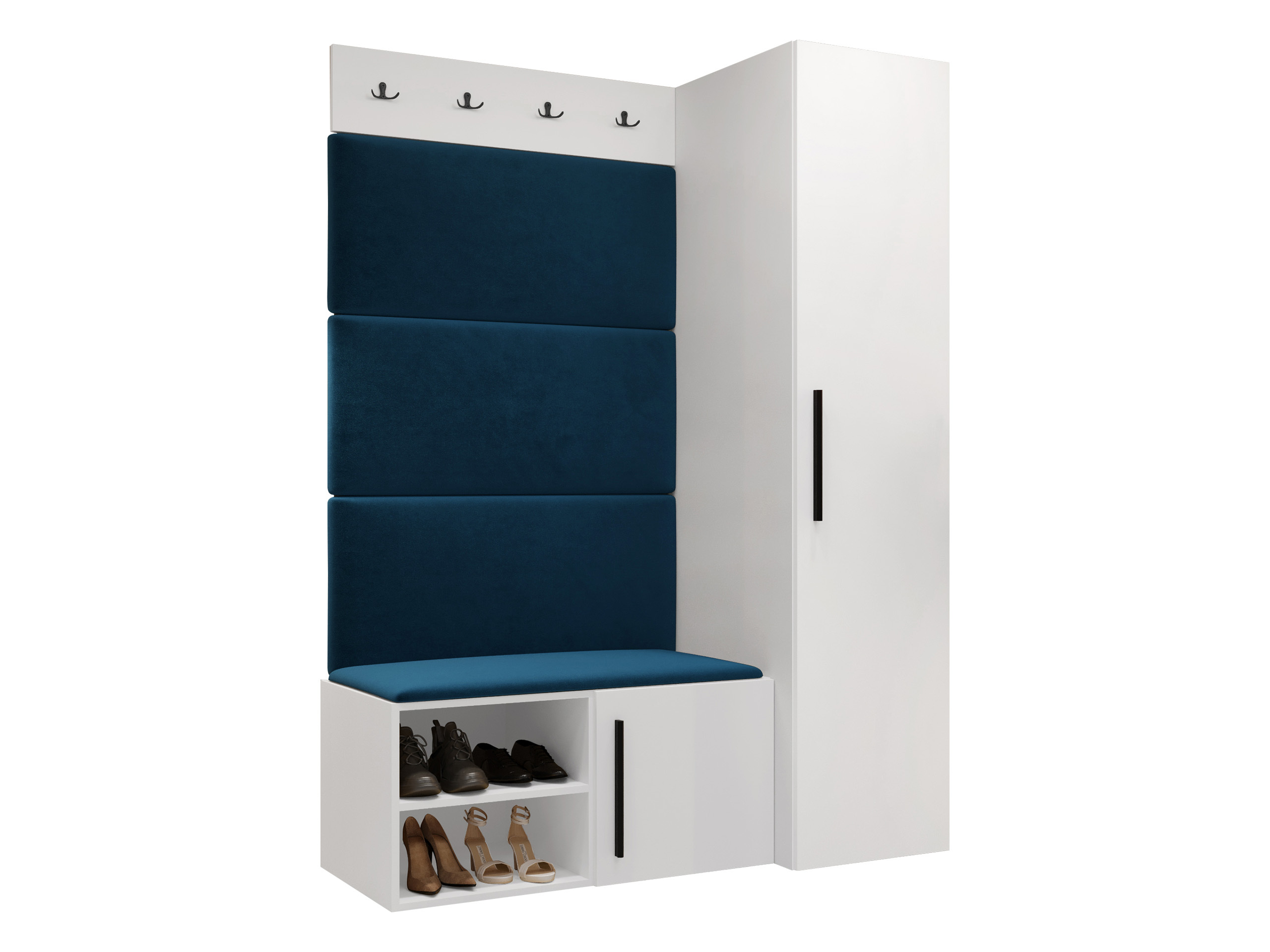 Előszoba garnitúra Nitos II (Fehér)