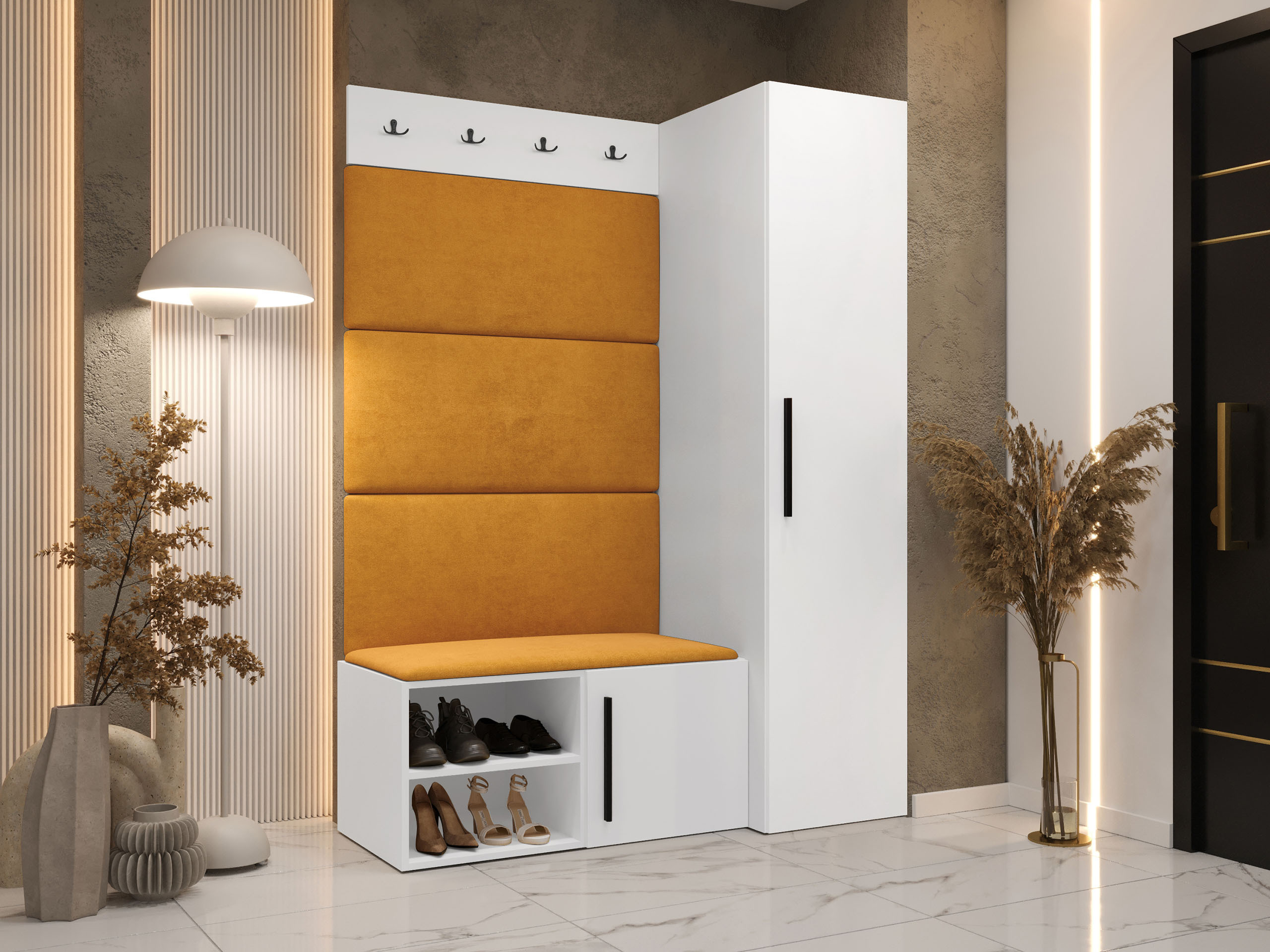 Előszoba garnitúra Nitos II (Fehér)