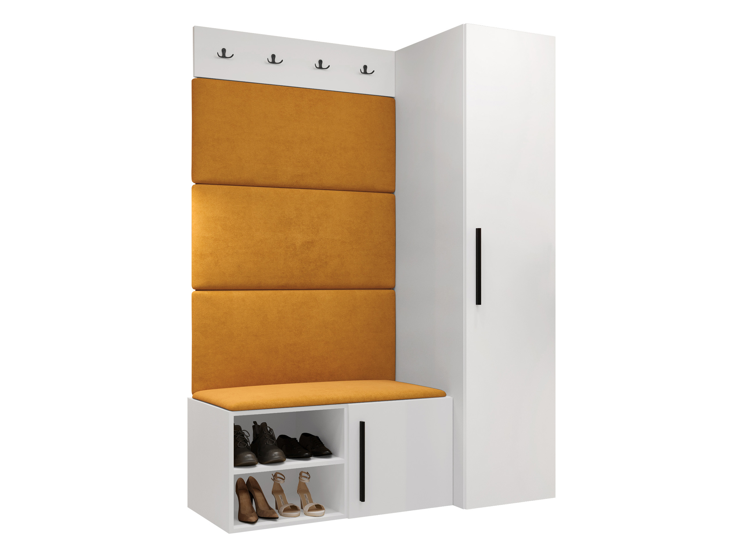 Előszoba garnitúra Nitos II (Fehér)