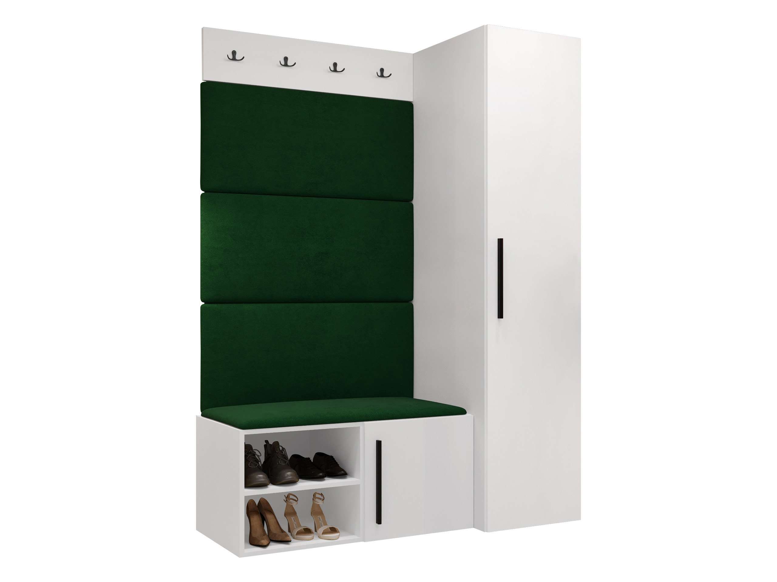 Előszoba garnitúra Nitos II (Fehér)